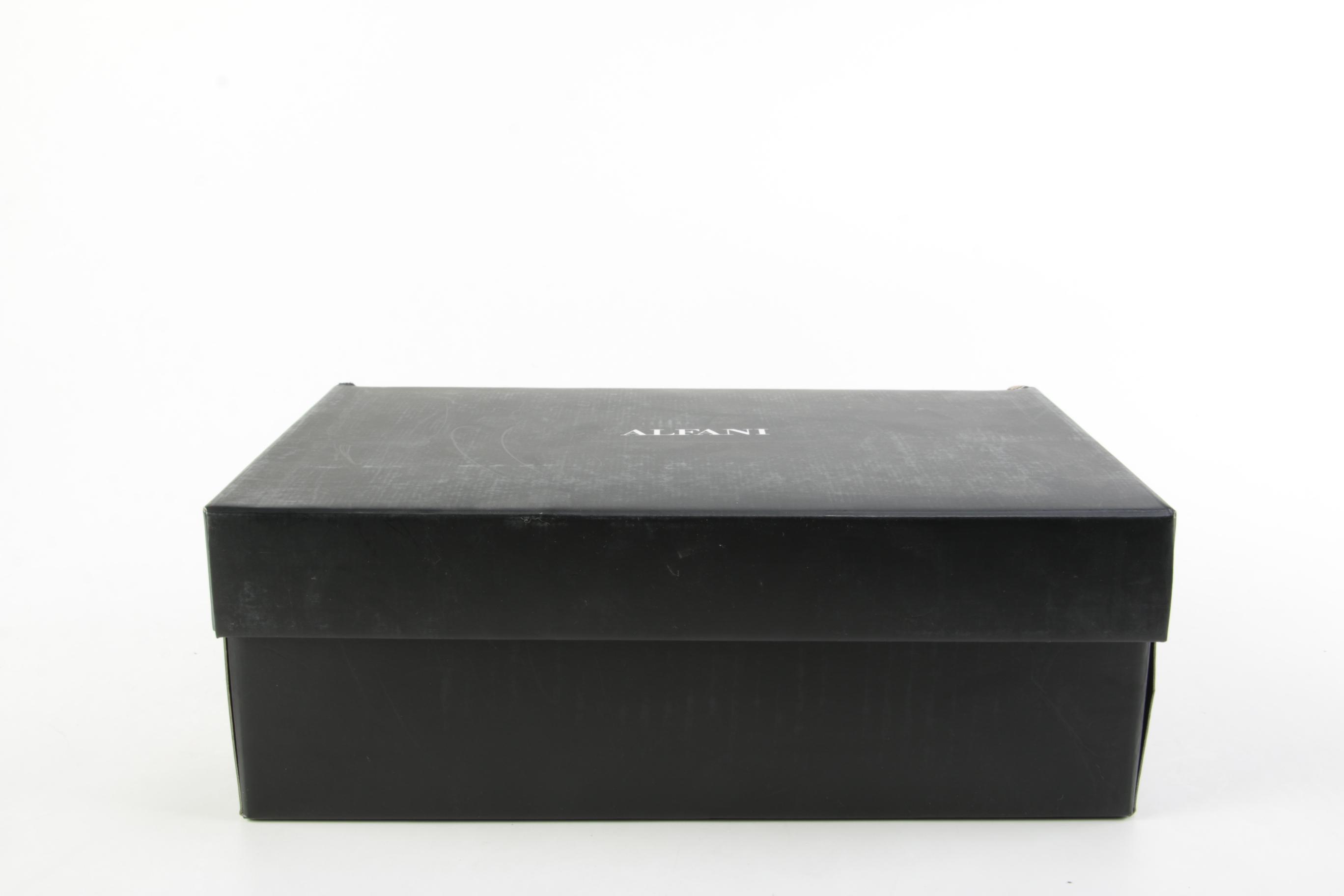 Men's Alfani Jason Brown Leather Derby Shoes