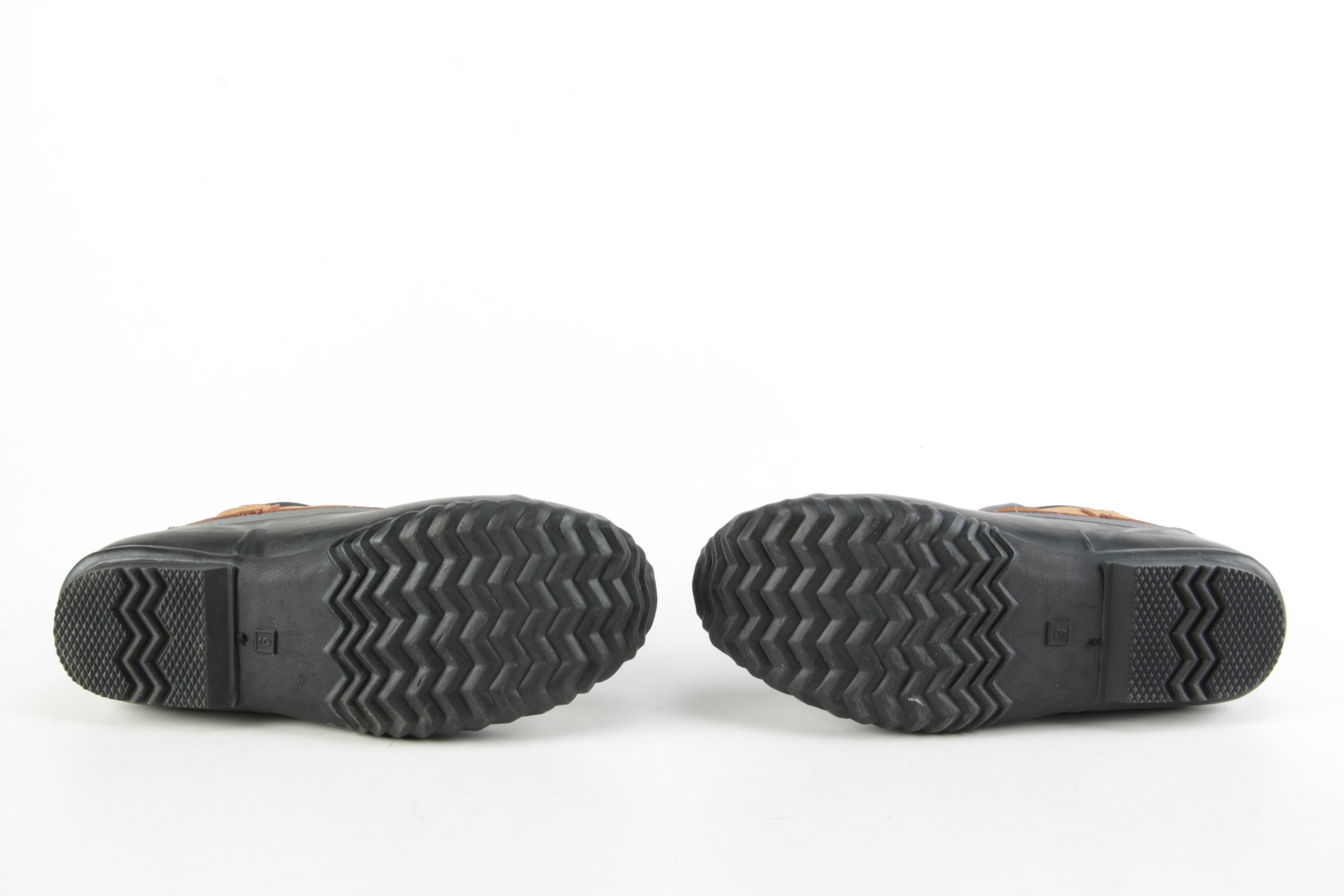 Men's London Fog Rye Winter Boots in Tan Waterproof Leather