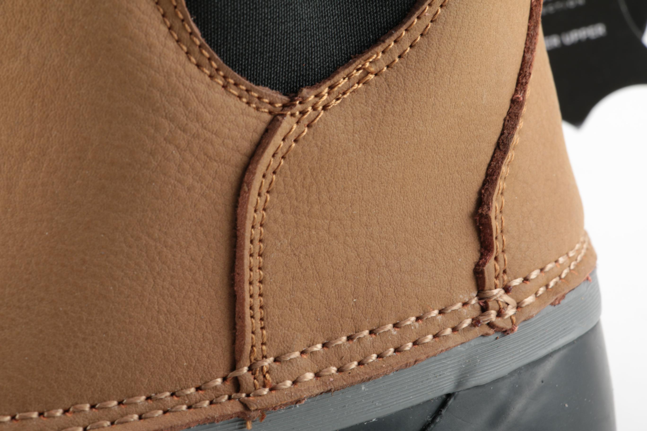 Men's London Fog Rye Winter Boots in Tan Waterproof Leather