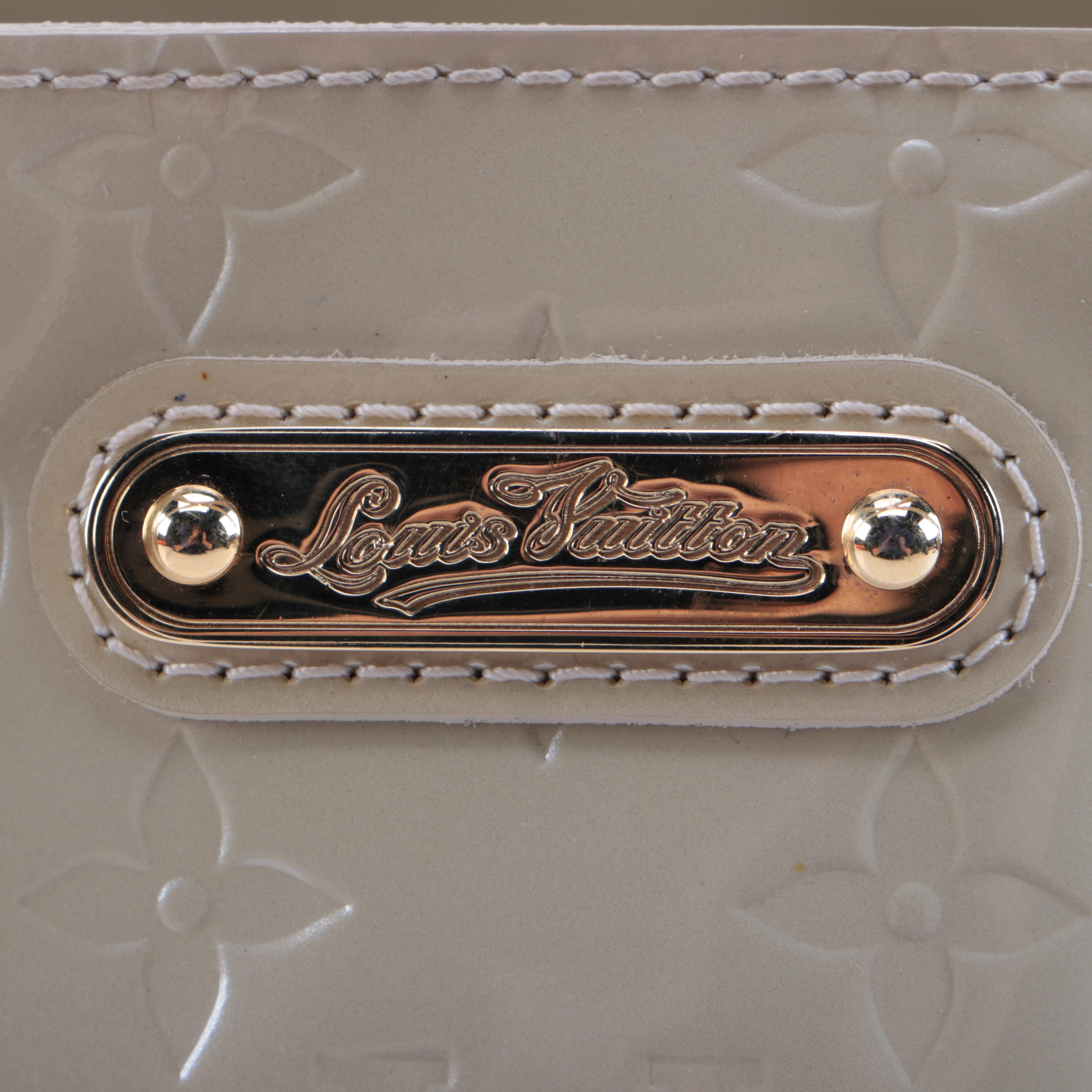 Louis Vuitton Wilshire PM Bag in Perle Monogram Vernis