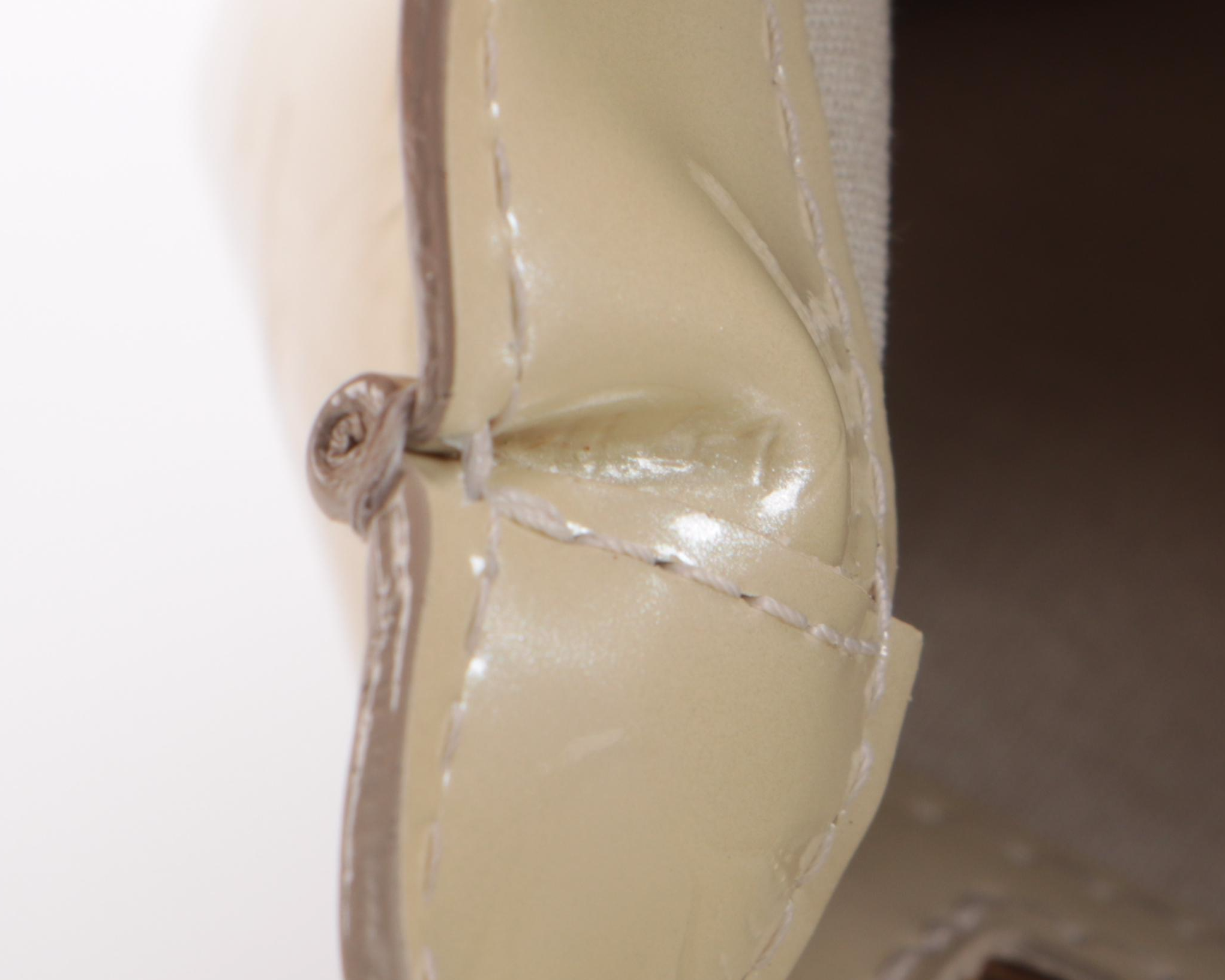 Louis Vuitton Wilshire PM Bag in Perle Monogram Vernis