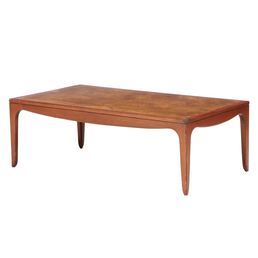 Mahogany and Elm Coffee Table, Late 20th Century