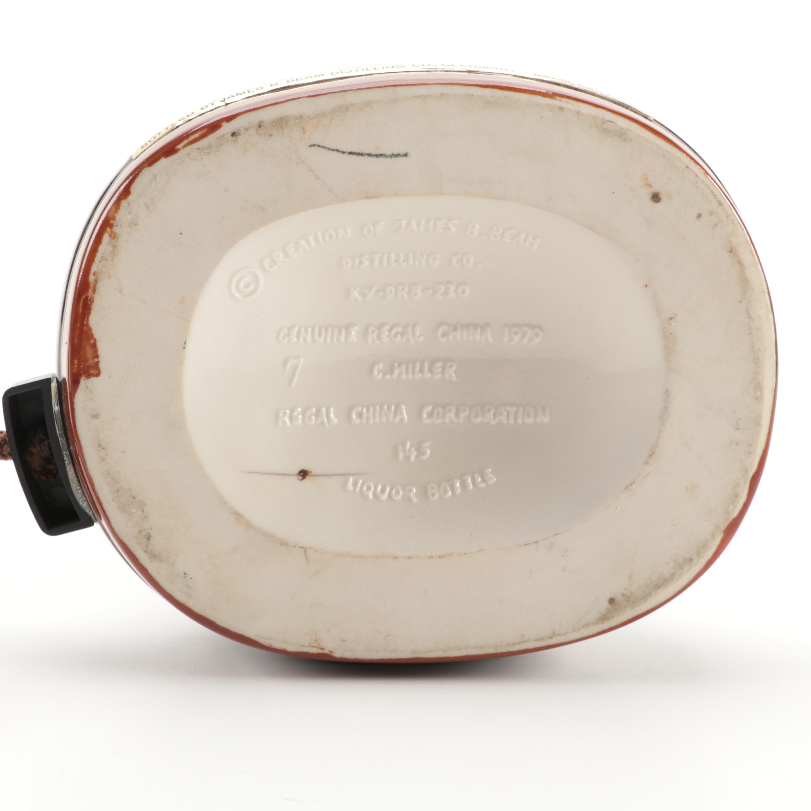 Jim Beam 1928 French Phone Novelty Ceramic Decanter