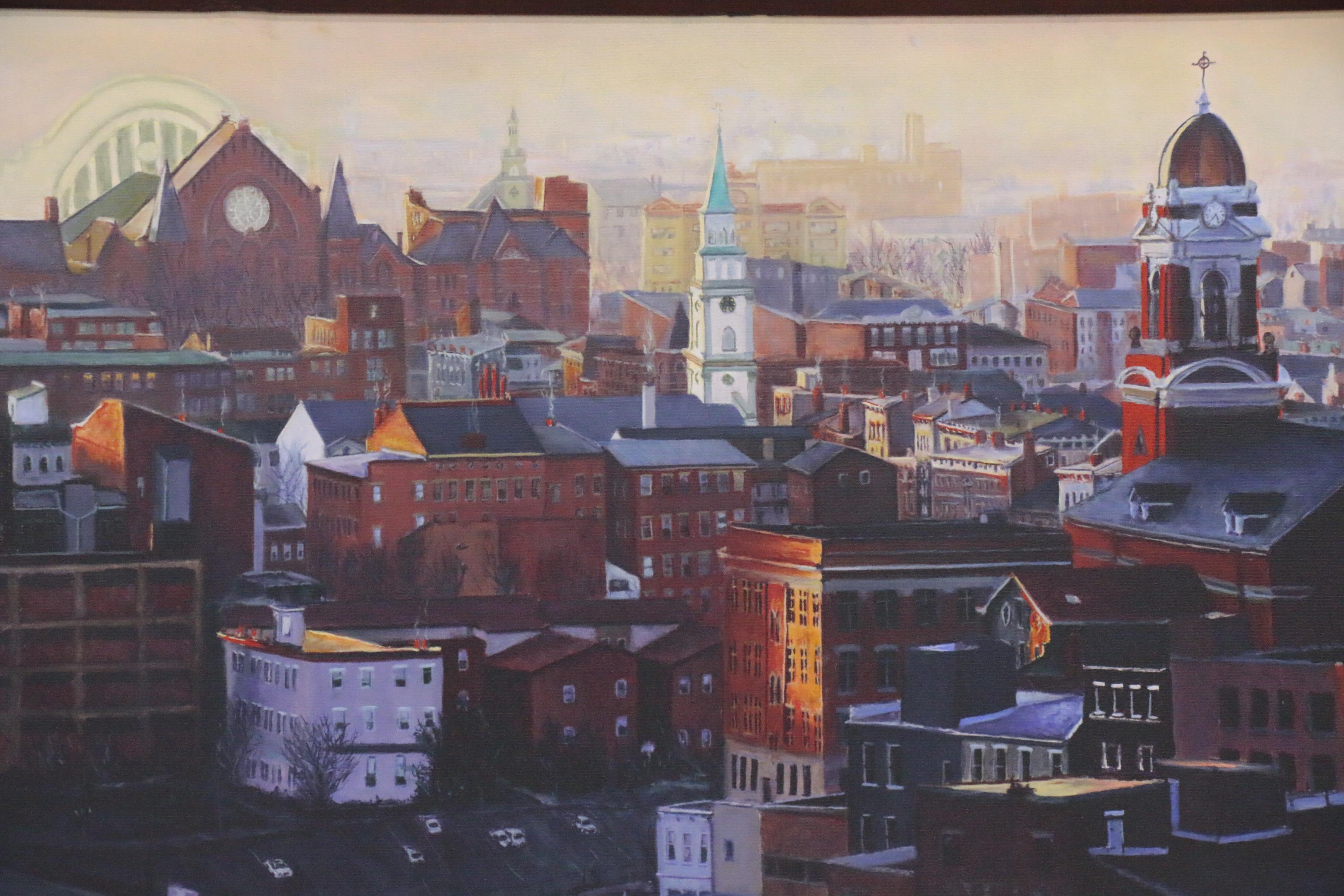 Larry Womack Giclée of Over-the Rhine, Cincinnati