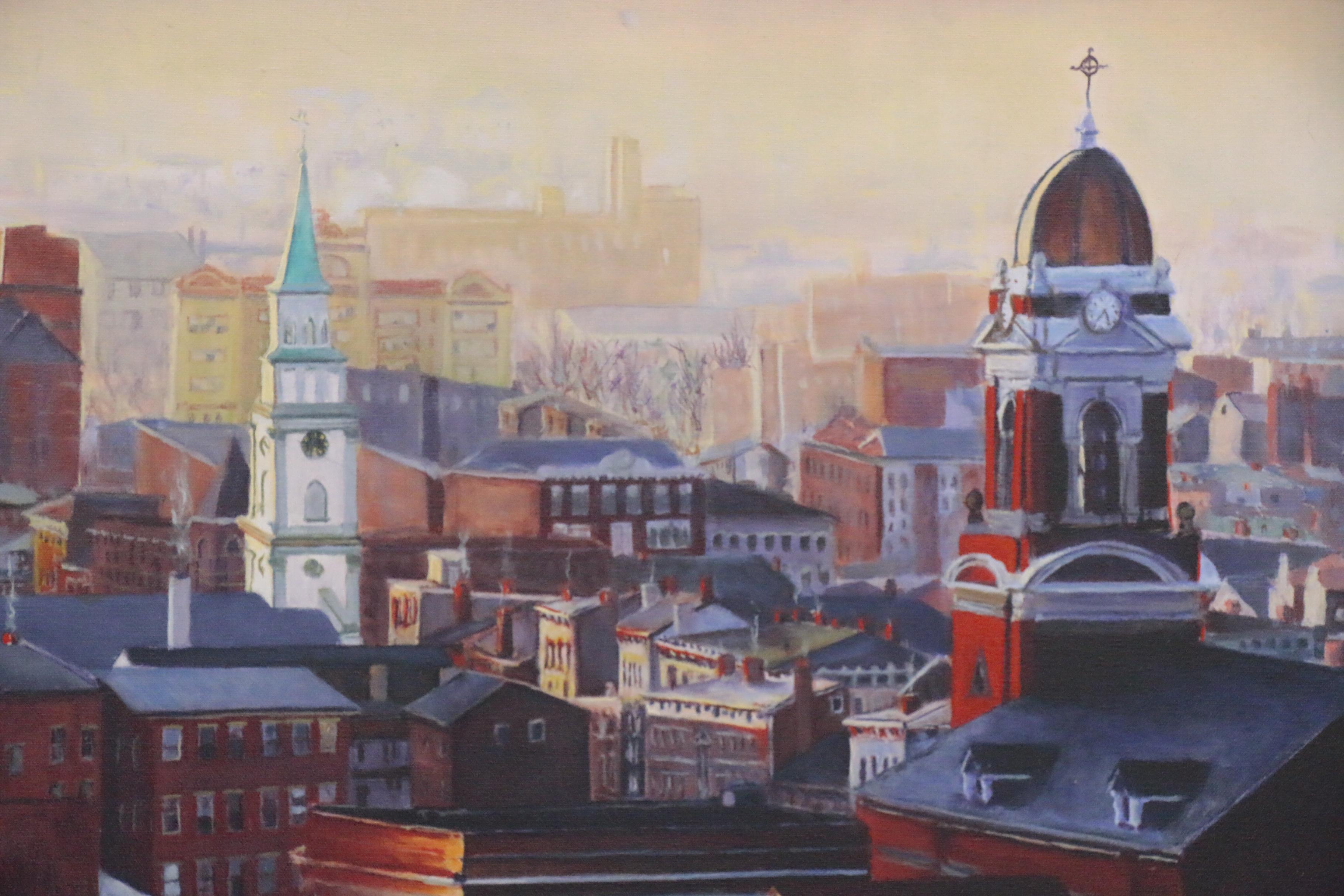 Larry Womack Giclée of Over-the Rhine, Cincinnati