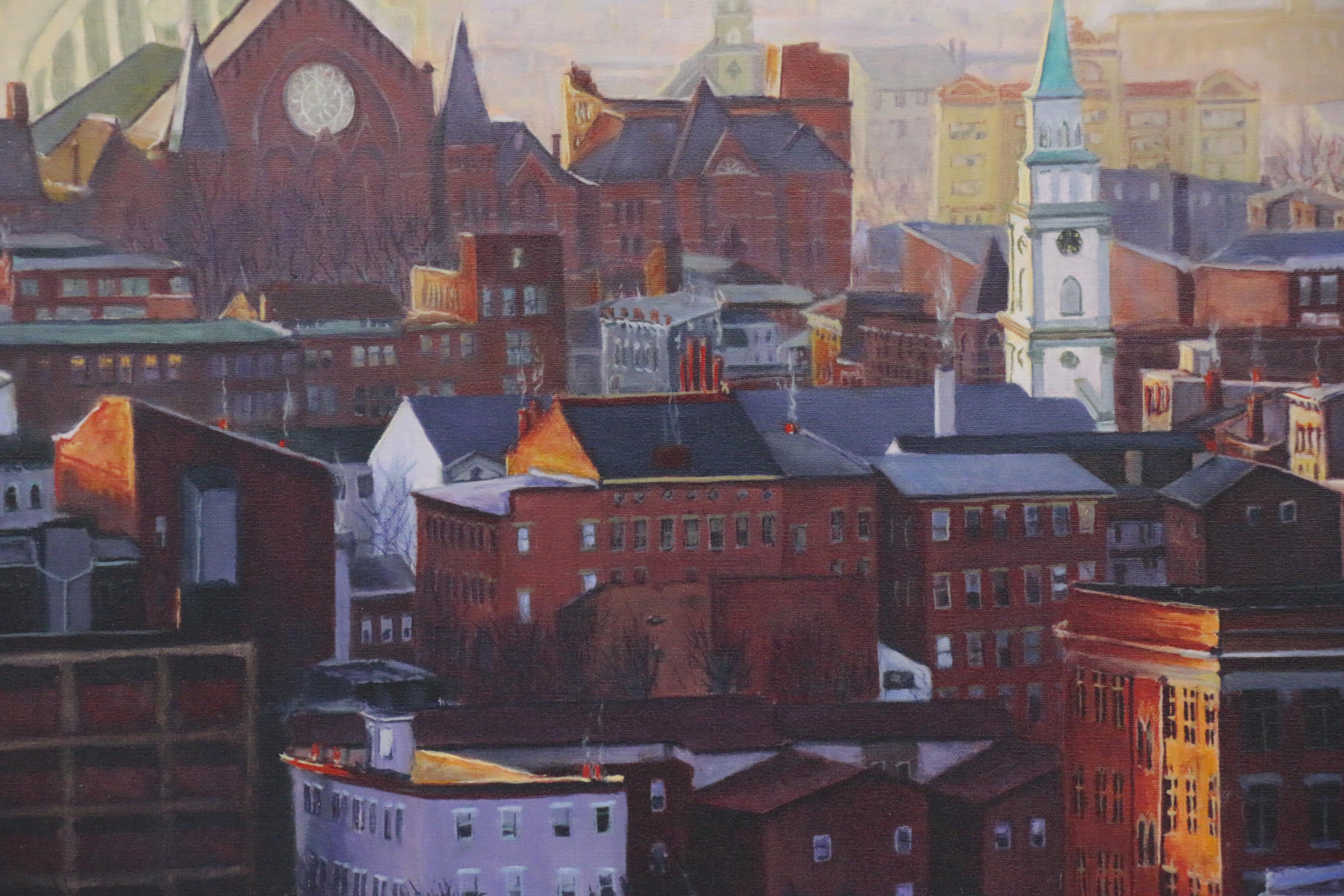 Larry Womack Giclée of Over-the Rhine, Cincinnati