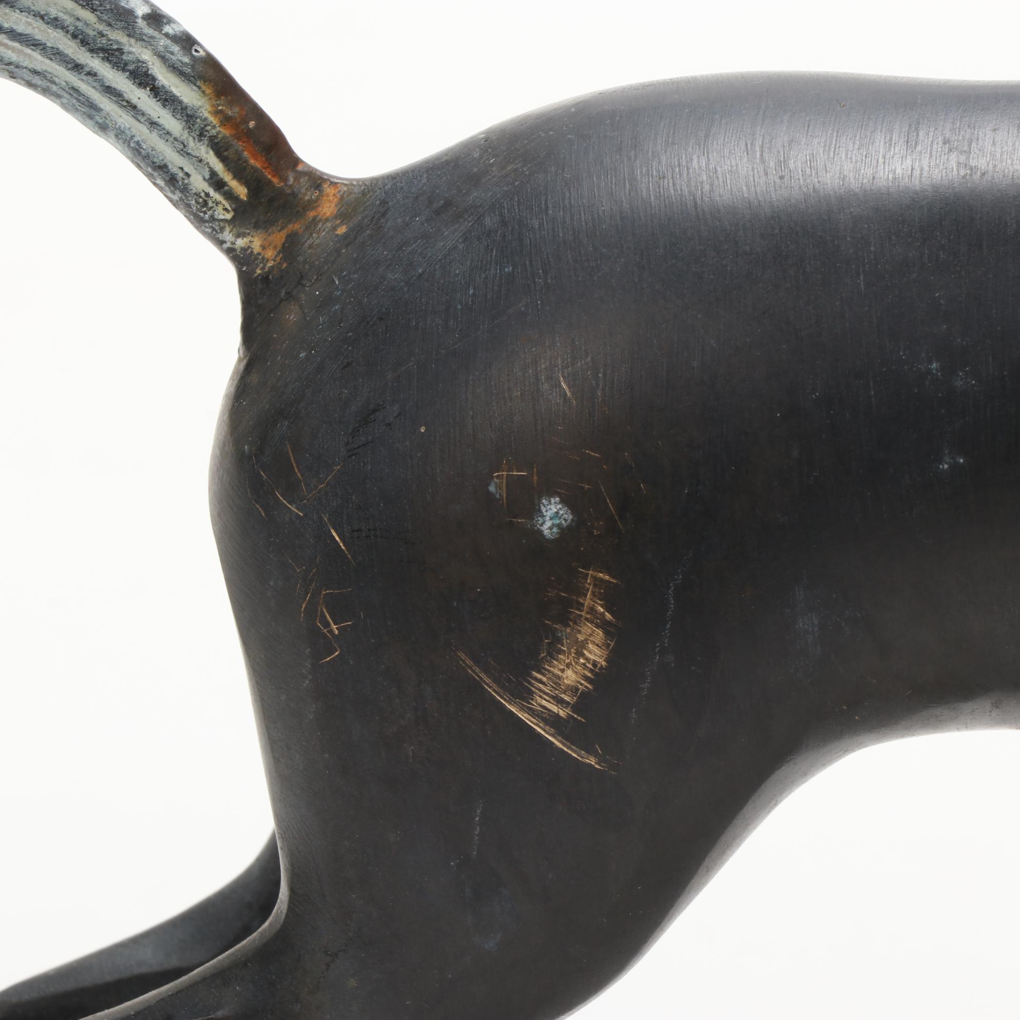 Metal Sculpture of Horse, Mid to Late 20th Century