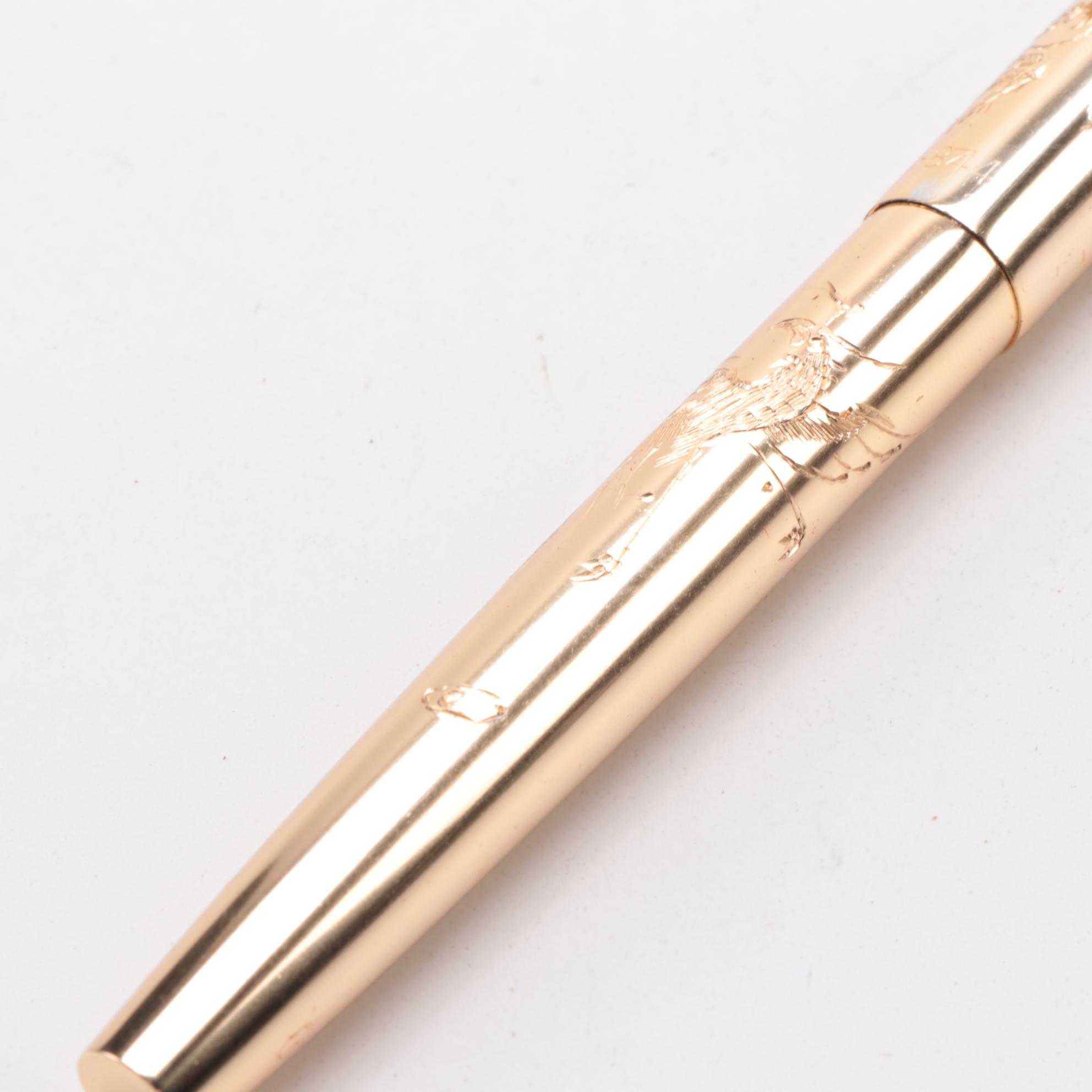 Wuhan Dàgōng Metal Dragon Phoenix and Tim Skilton Wood Pens