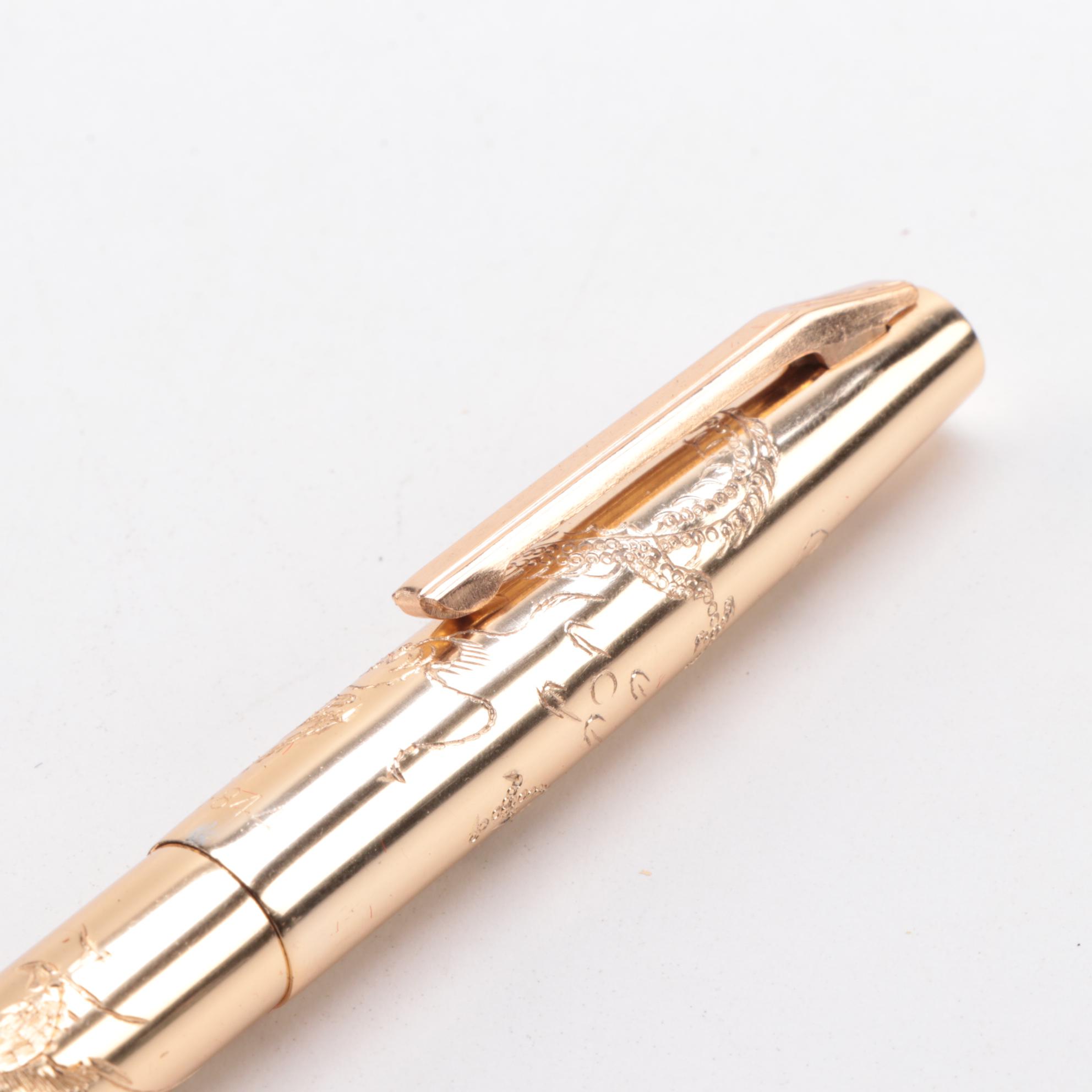 Wuhan Dàgōng Metal Dragon Phoenix and Tim Skilton Wood Pens