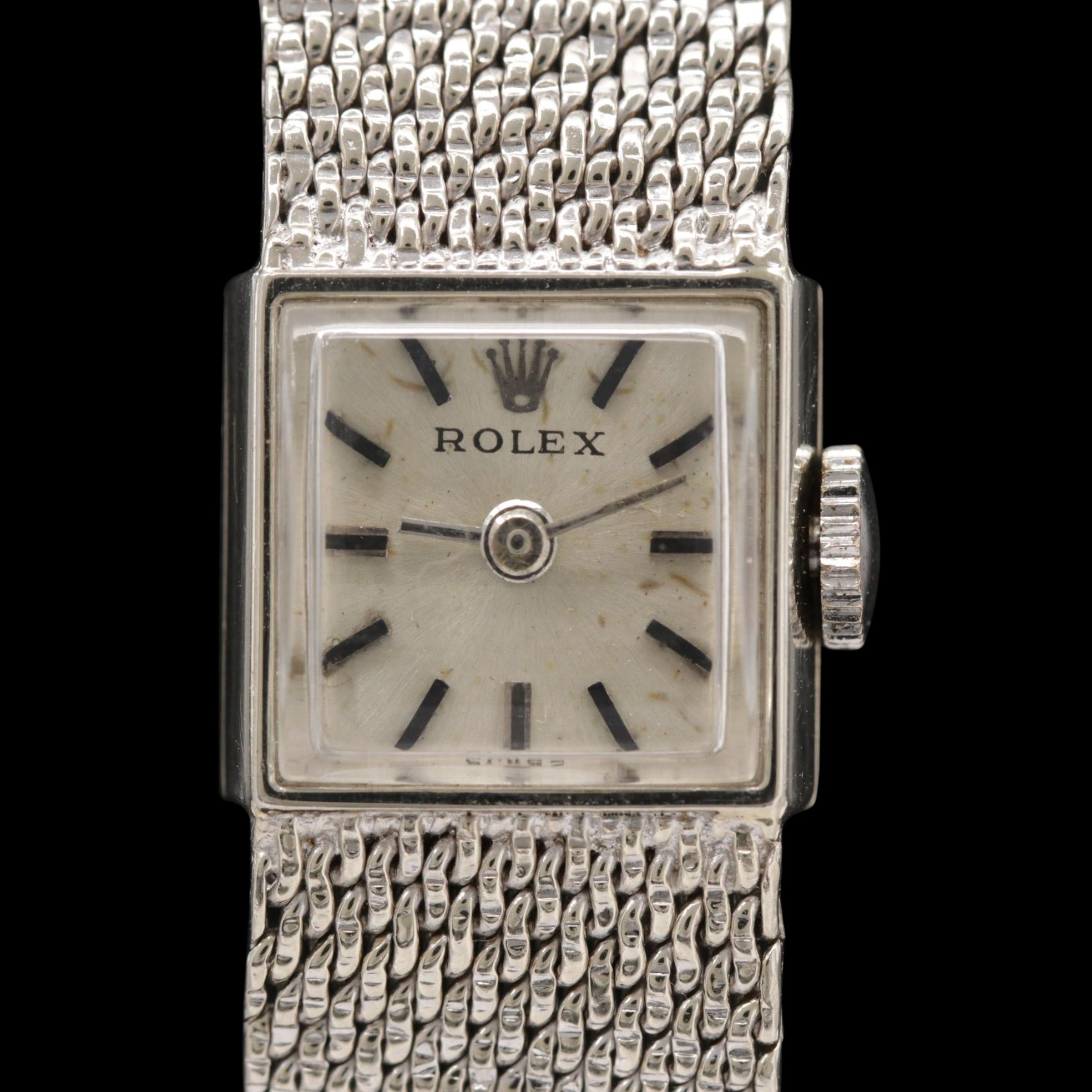 Rolex Cocktail Watch 14K Gold Stem Wind Watch