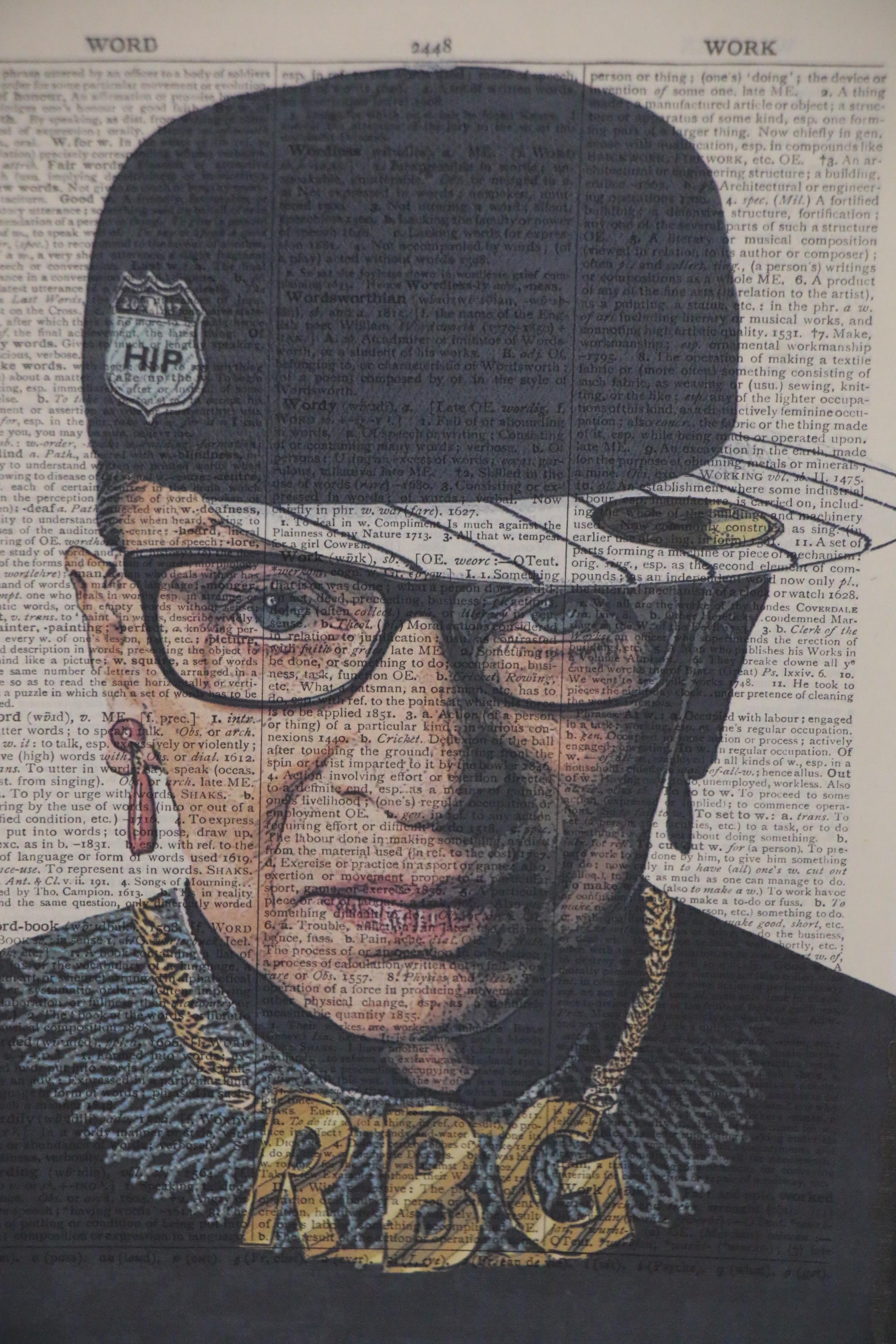 Grant Rosen and Micha Ruechenhoff Pop Art Giclée of Ruth Bader Ginsburg "RBG"