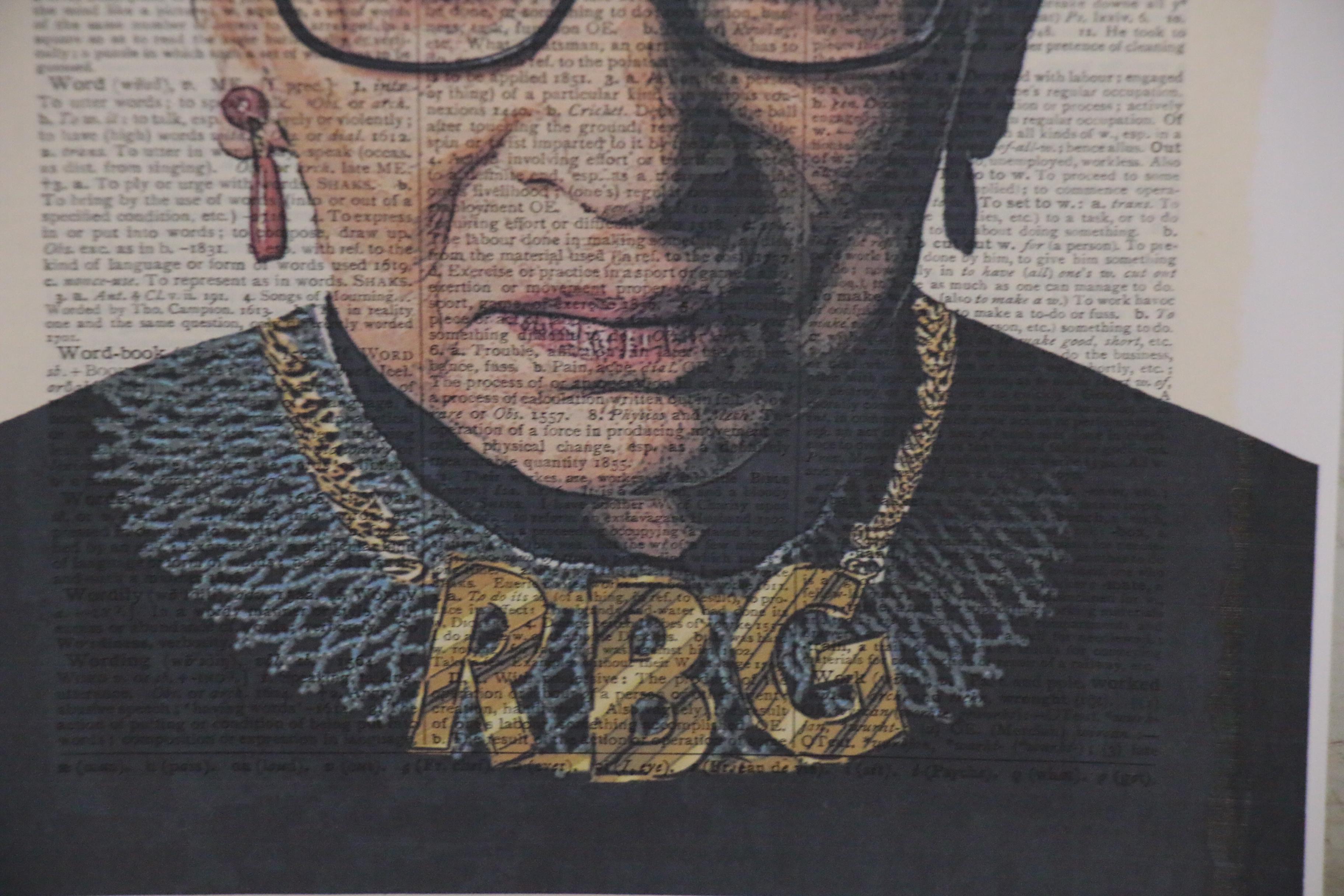 Grant Rosen and Micha Ruechenhoff Pop Art Giclée of Ruth Bader Ginsburg "RBG"