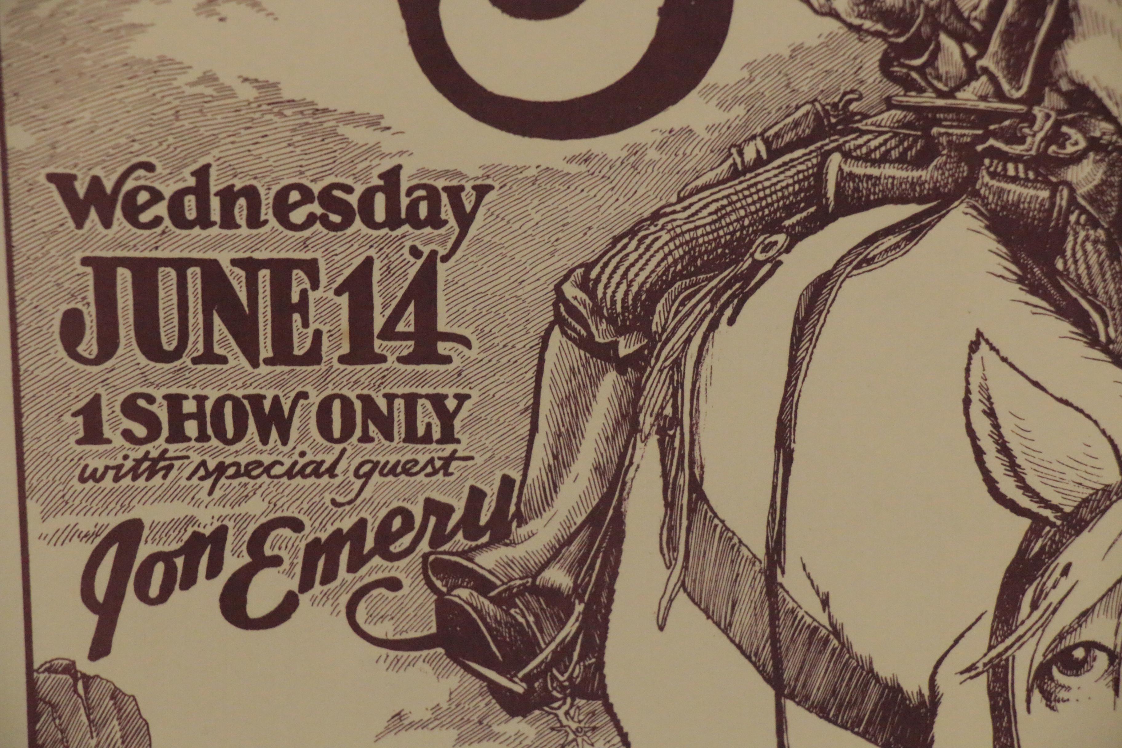 New Riders of the Purple Sage Concert Poster, 1978