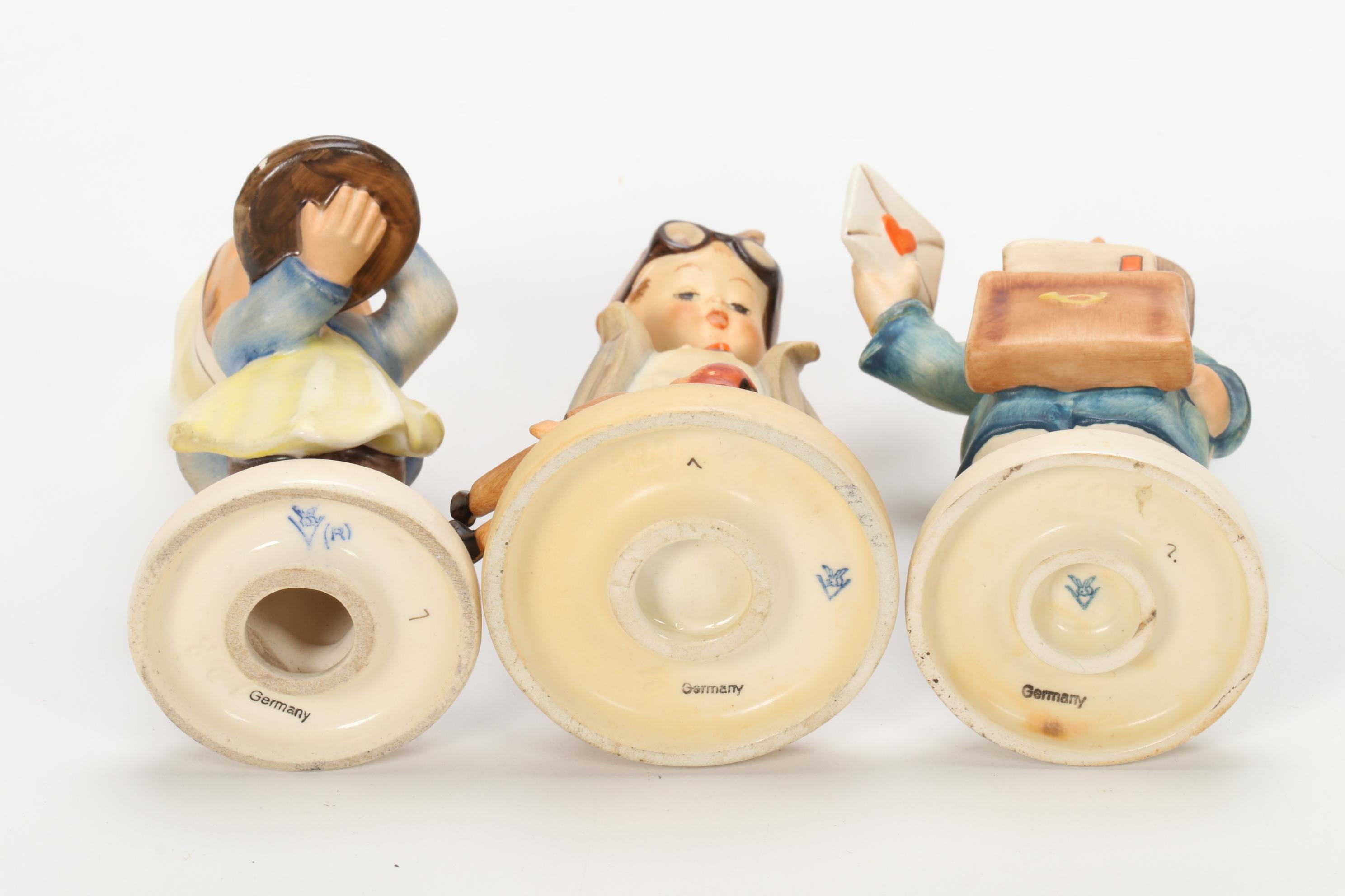 Goebel "Volunteers" and Other Porcelain Hummel Figurines, Mid-20th Century