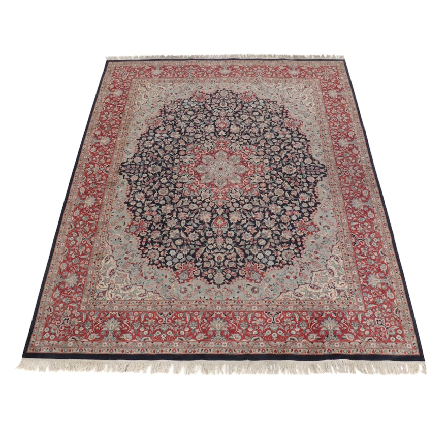 8' x 10'10 Hand-Knotted Pakistani Persian Tabriz Room Sized Rug, 2000s