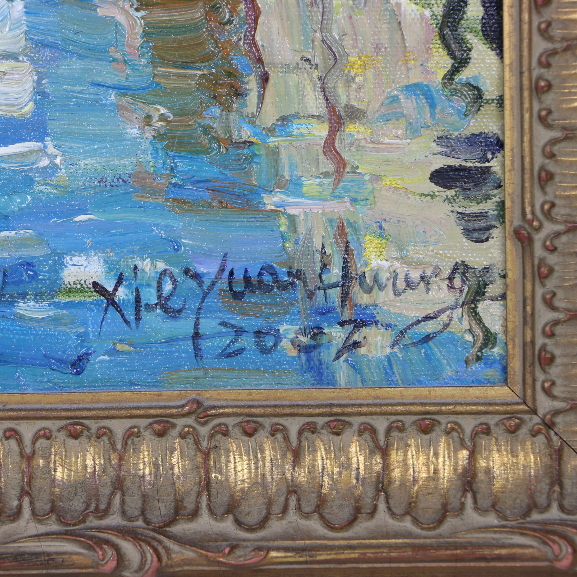 Yuan Huang Xie Oil Painting of Venice, 2002