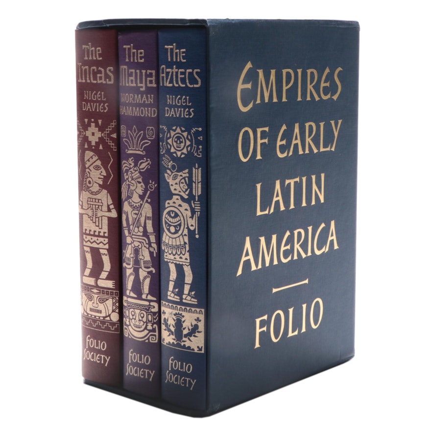 Folio Society "The Empires of Early Latin America" Three-Volume Box Set, 2001