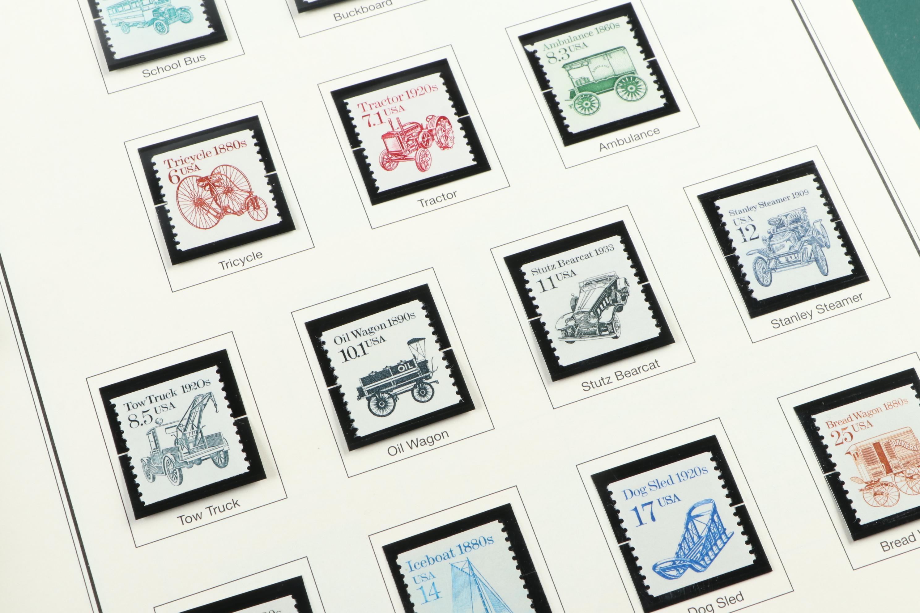 "American Heirloom Collection of United States Stamps."