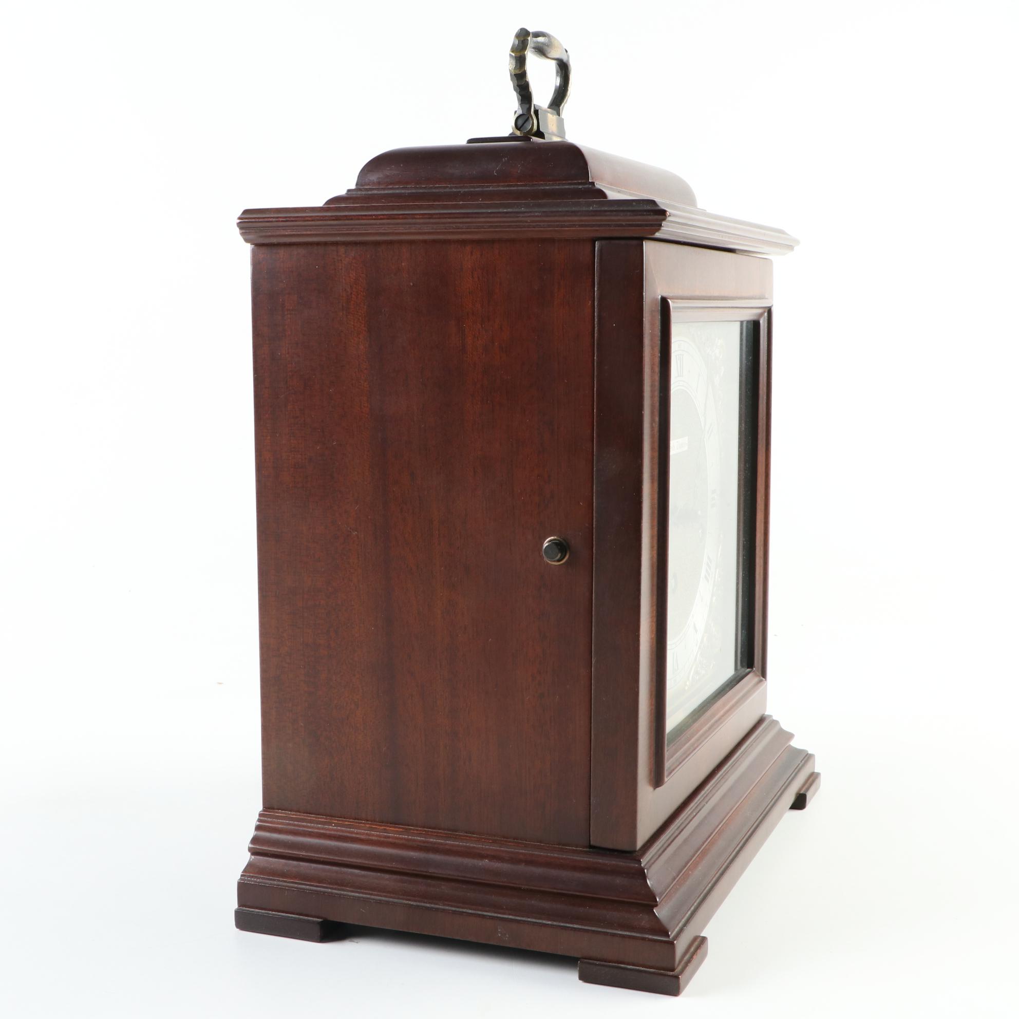 Seth Thomas Legacy 3W Mahogany Carriage Clock, Mid to Late 20th Century