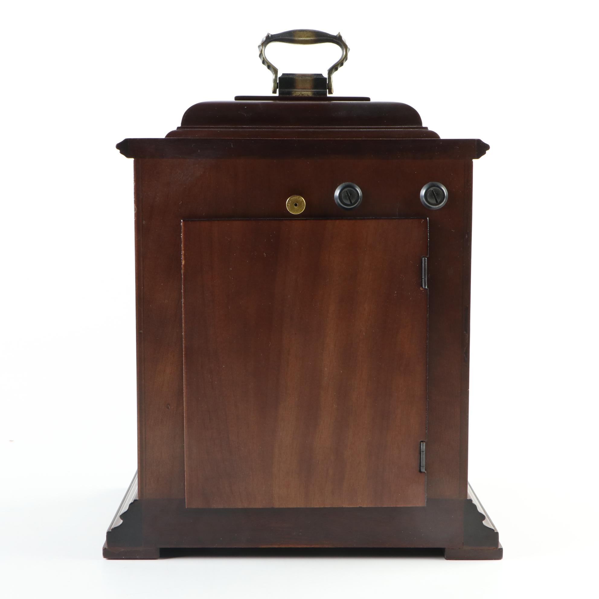 Seth Thomas Legacy 3W Mahogany Carriage Clock, Mid to Late 20th Century