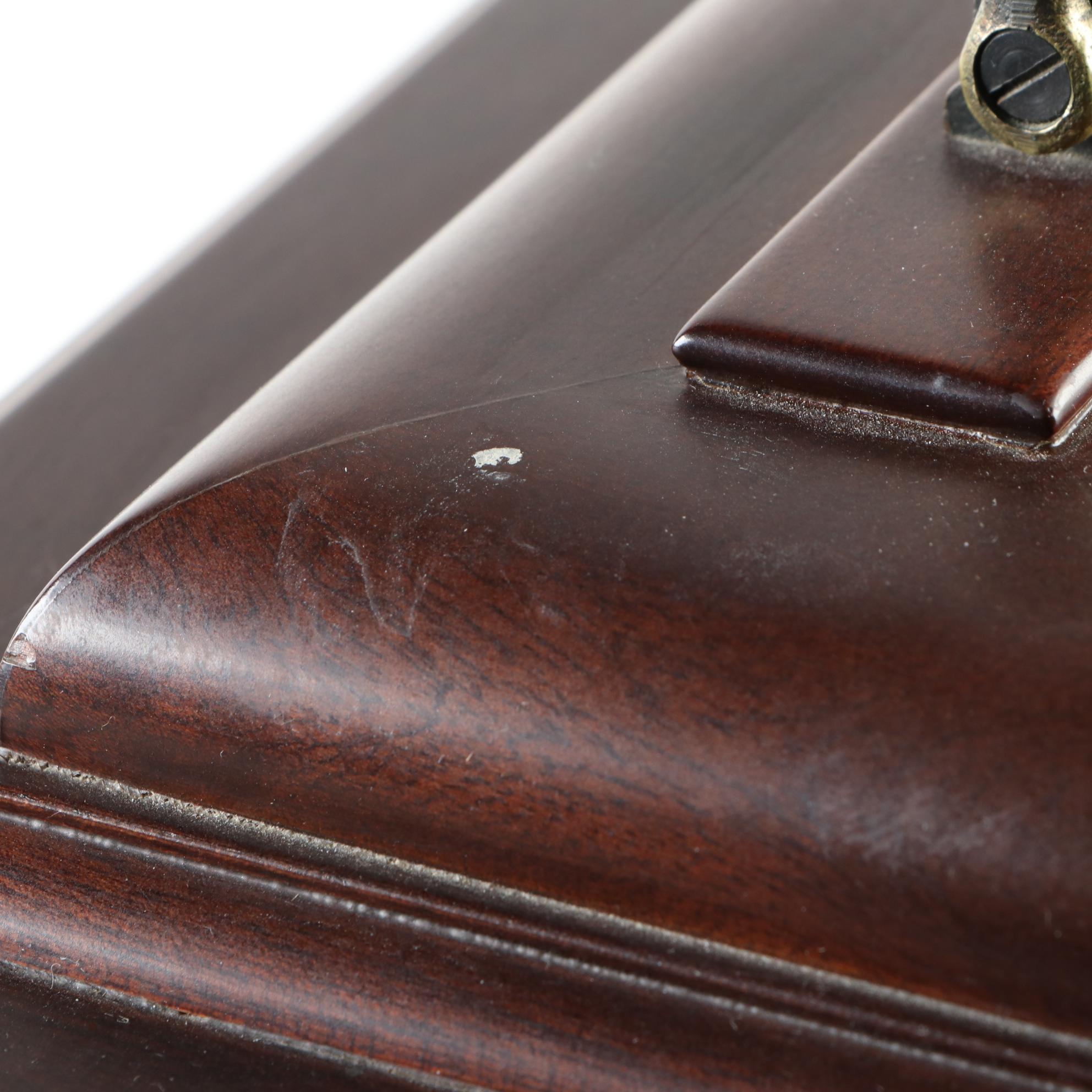 Seth Thomas Legacy 3W Mahogany Carriage Clock, Mid to Late 20th Century