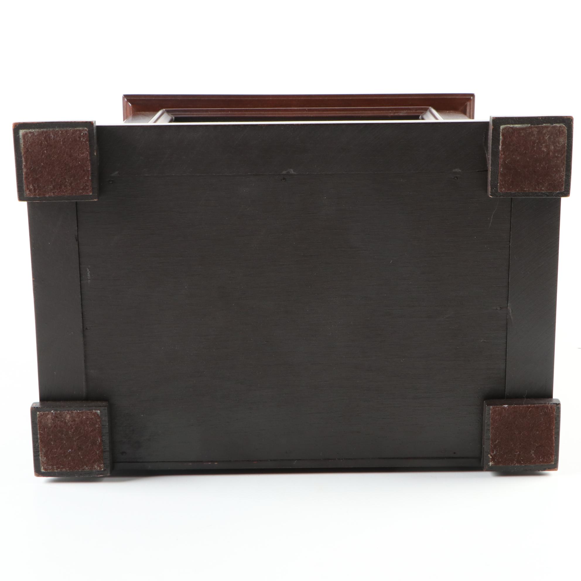 Seth Thomas Legacy 3W Mahogany Carriage Clock, Mid to Late 20th Century