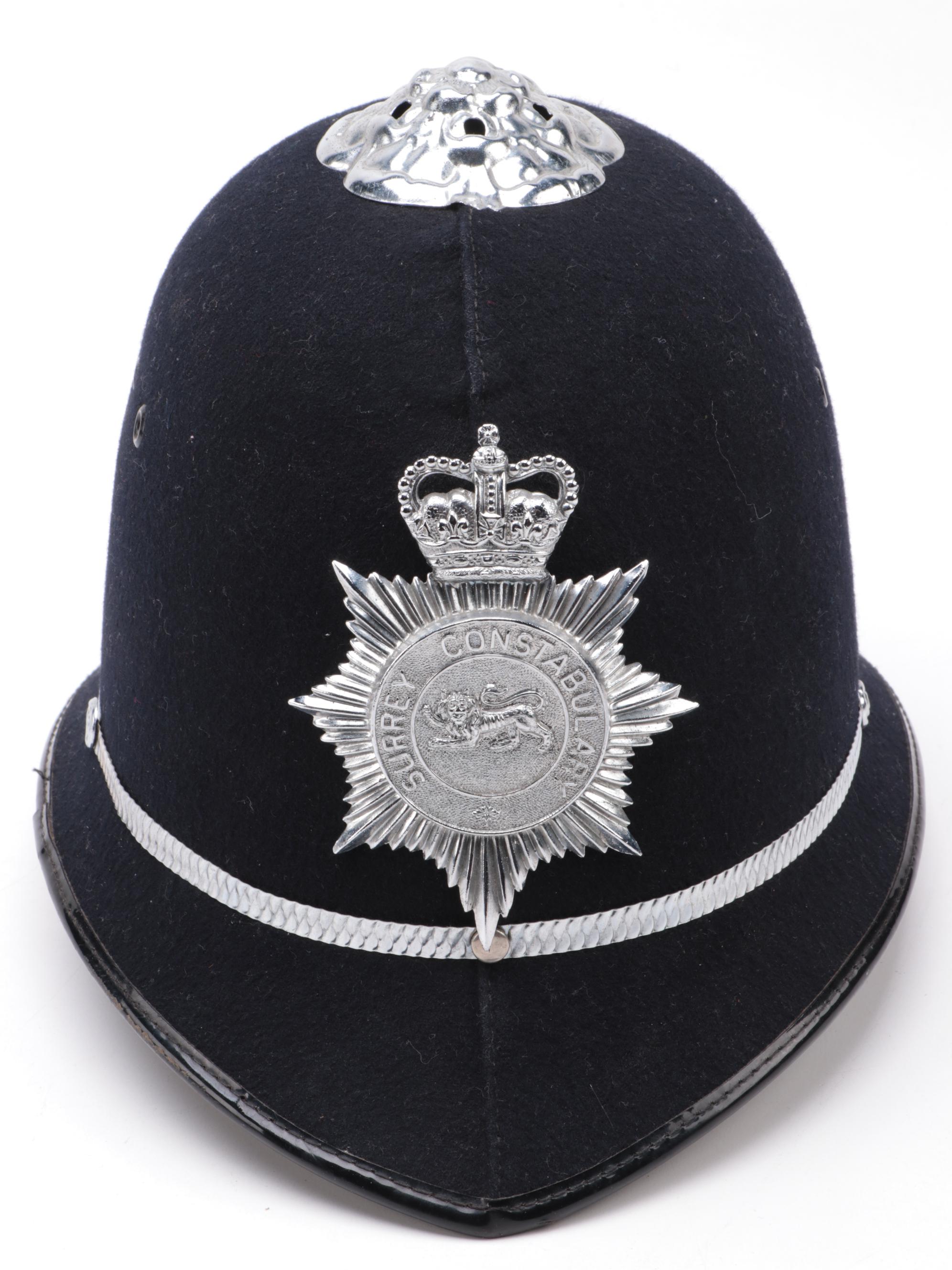 Custodial Helmet Co. "Surrey Constabulary" Helmet, Mid-20th Century