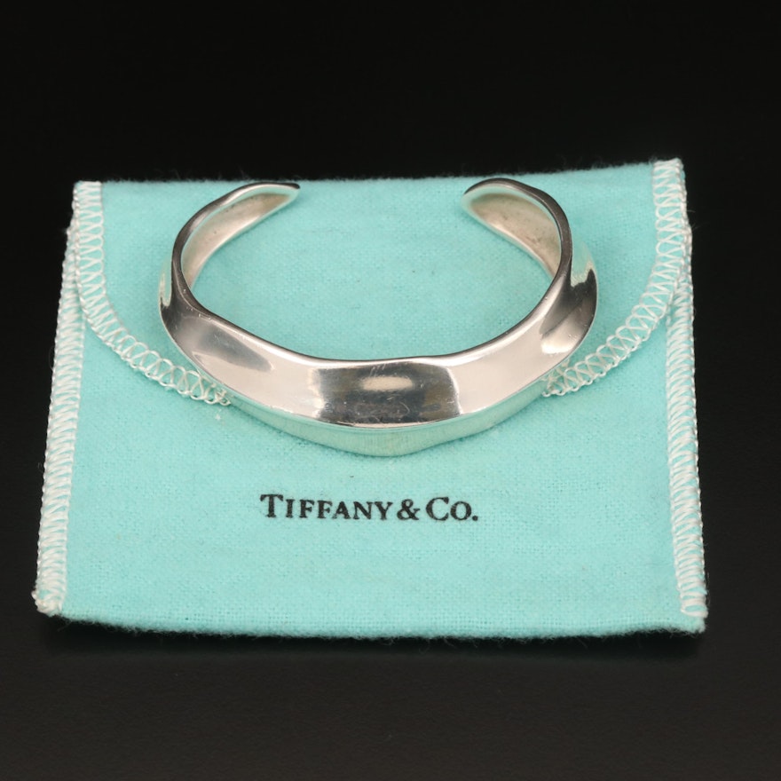 Vintage Tiffany & Co. Sterling Cuff with Pouch