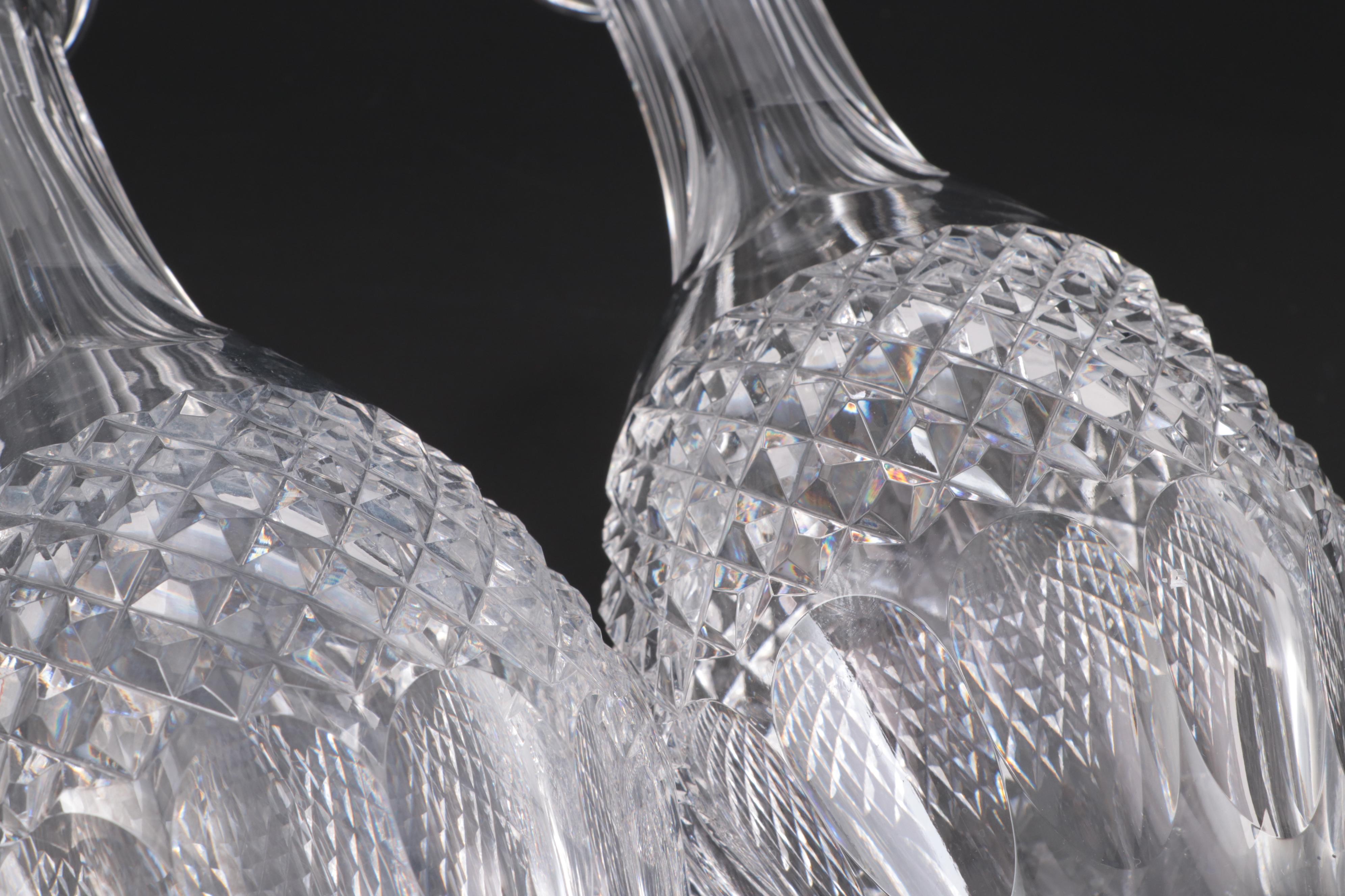 Waterford Crystal "Colleen" Wine Decanters