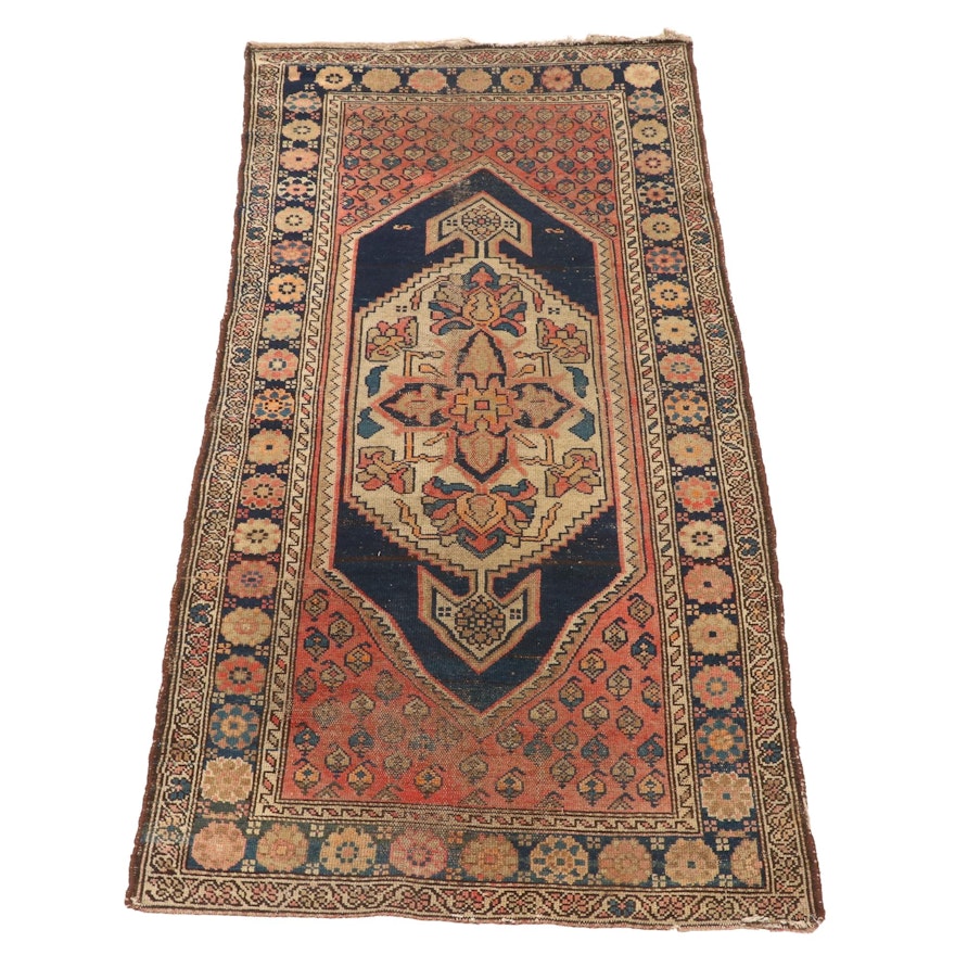 3'3 x 6'9 Handwoven Persian Kolyai Wool Area Rug