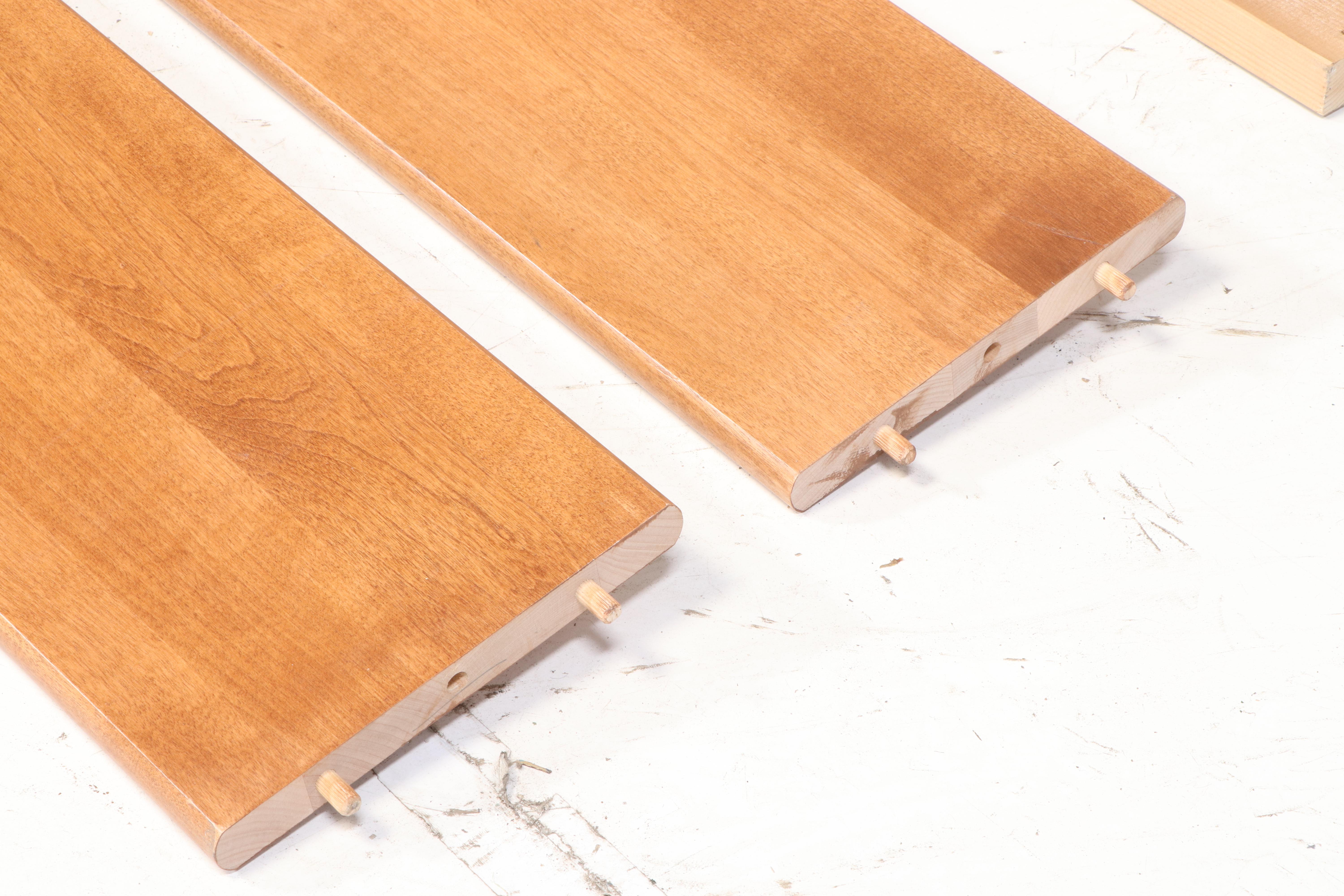 Ballard Designs "Anna Marie" Mahogany Upholstered Queen Size Bed