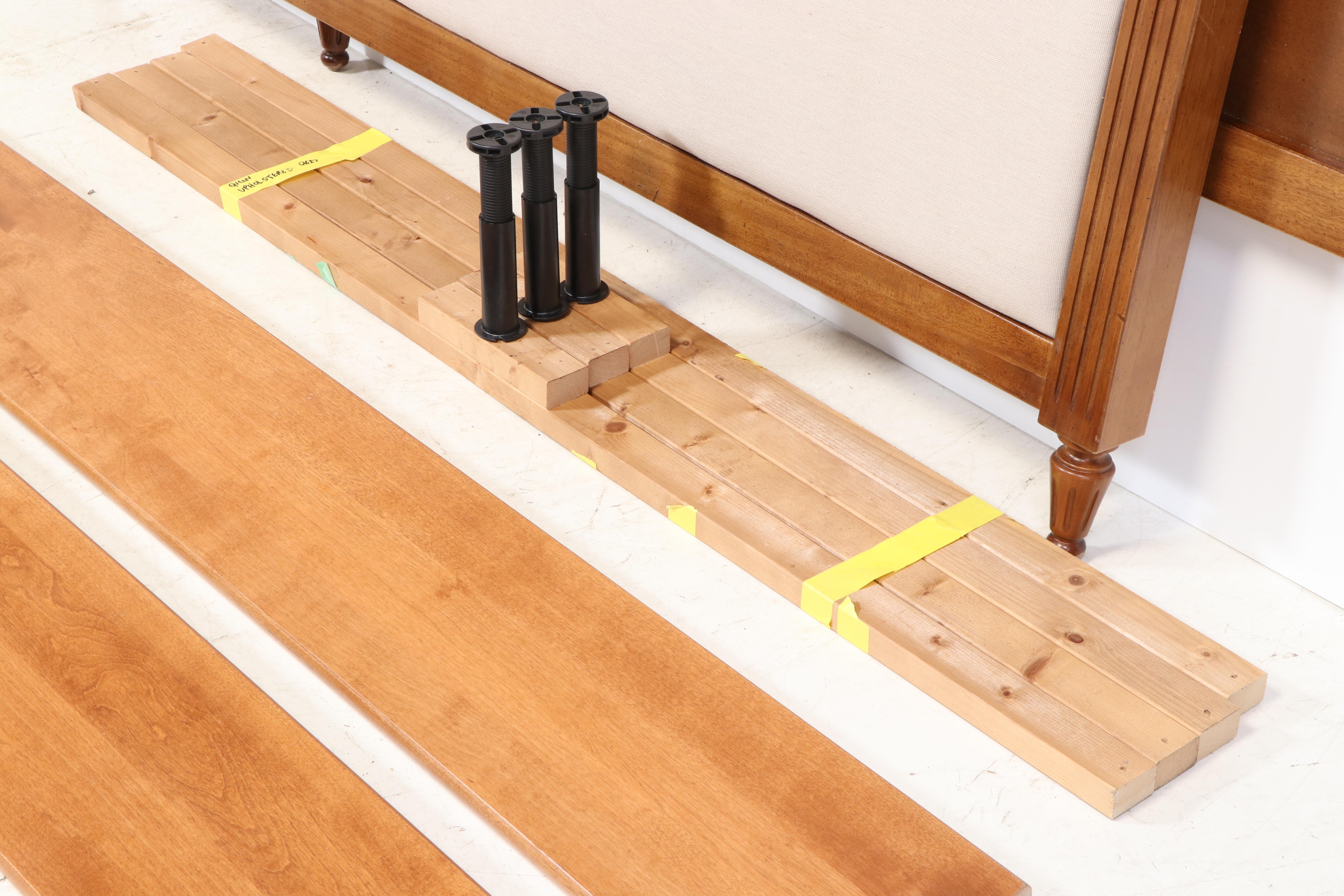 Ballard Designs "Anna Marie" Mahogany Upholstered Queen Size Bed