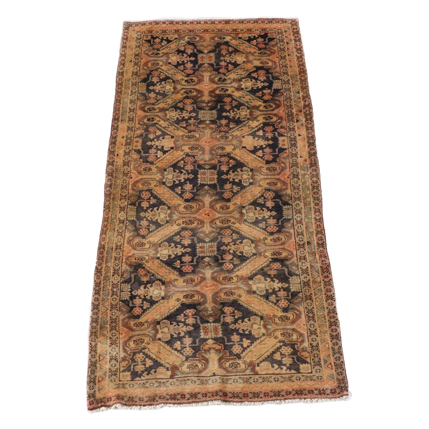 4'3 x 9'5 Hand-Knotted Caucasian Kuba Wool Rug