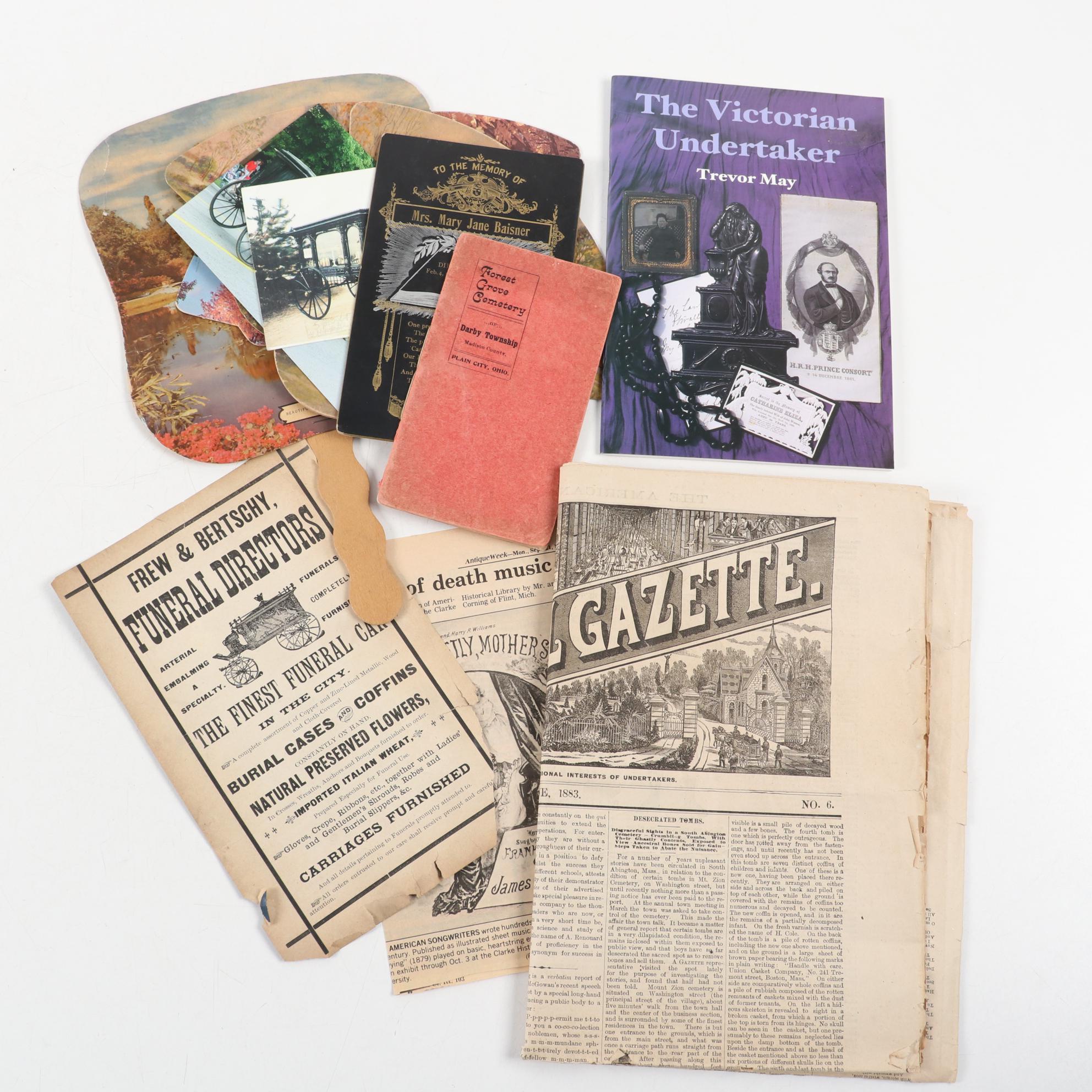"The American Funeral Gazette,""The Victorian Undertaker," and More