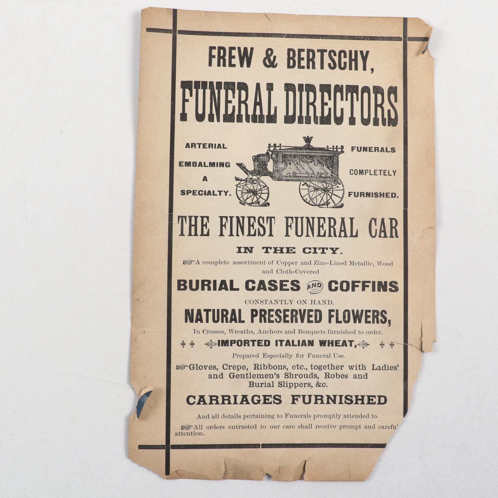 "The American Funeral Gazette,""The Victorian Undertaker," and More