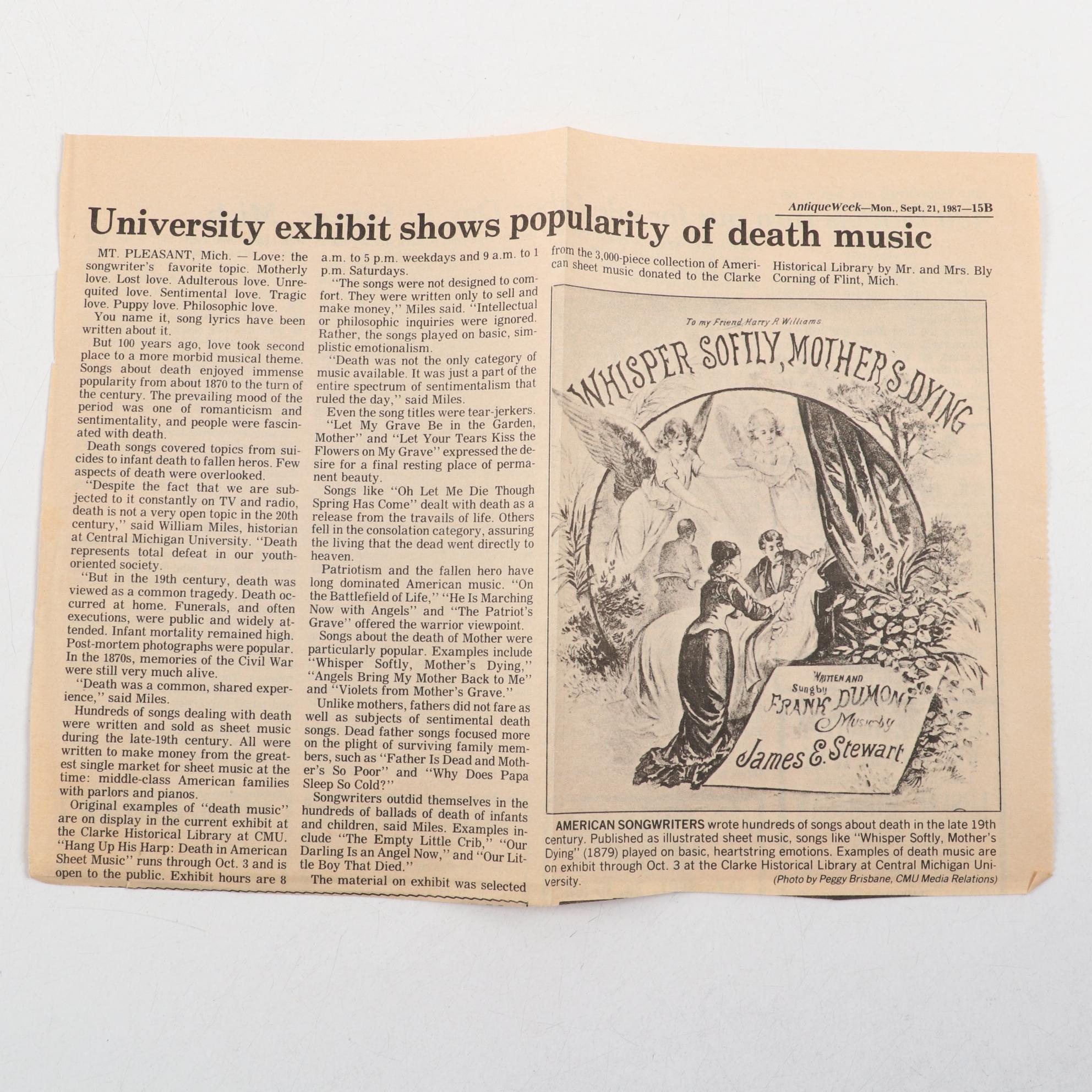 "The American Funeral Gazette,""The Victorian Undertaker," and More