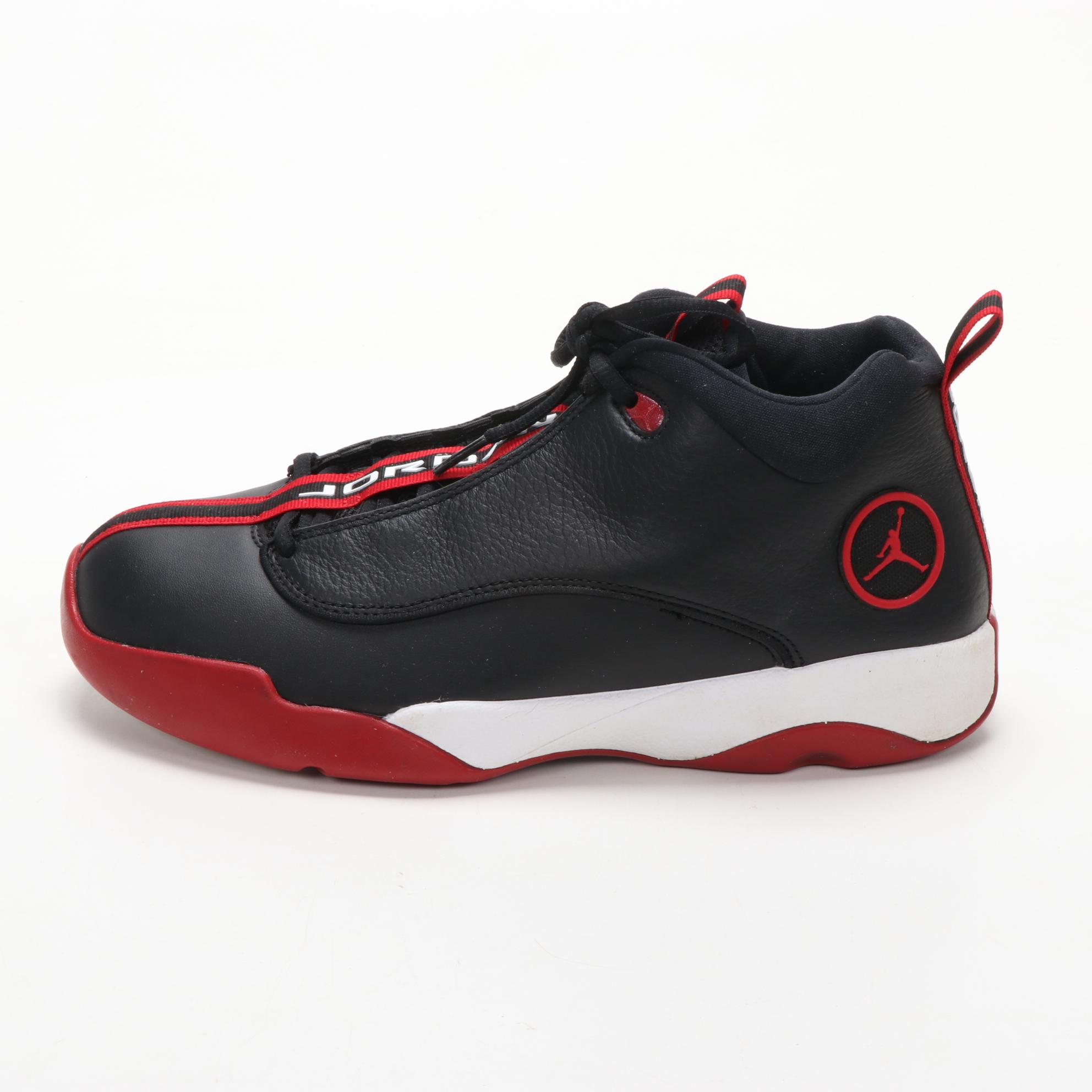 Jordan Jumpman Pro Quick Black and Red Sneakers