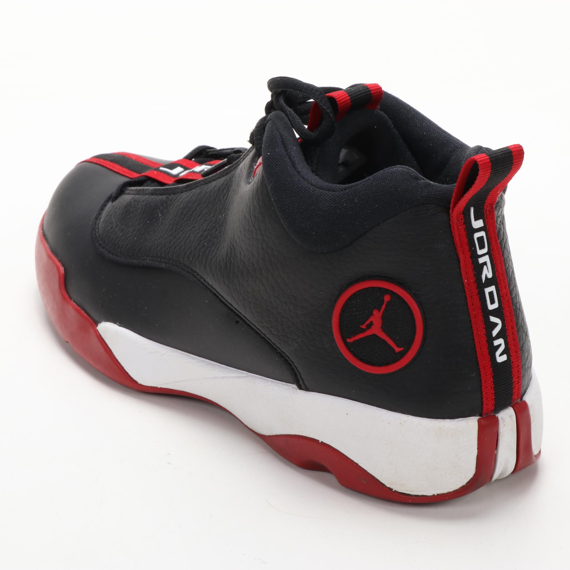 Jordan Jumpman Pro Quick Black and Red Sneakers