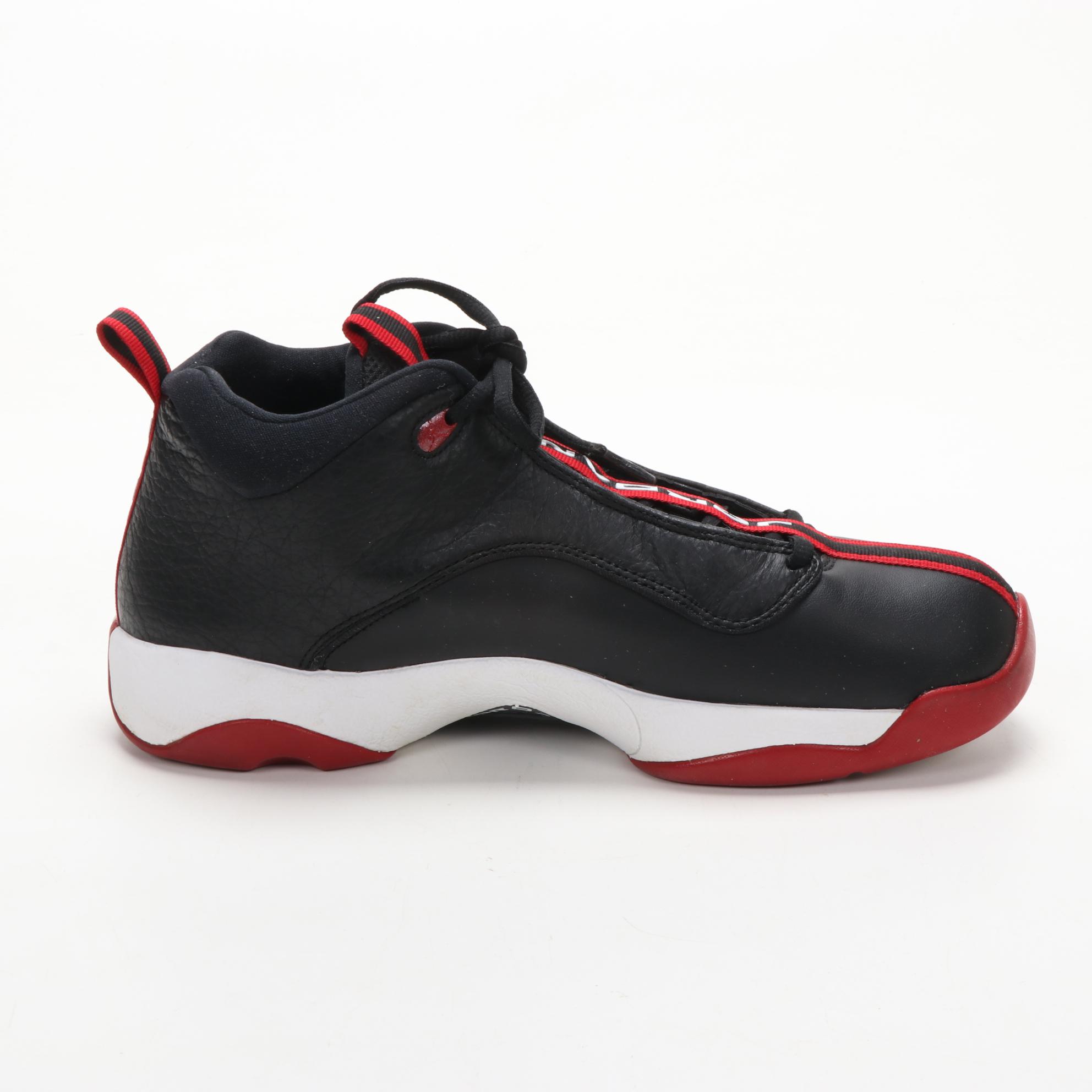 Jordan Jumpman Pro Quick Black and Red Sneakers
