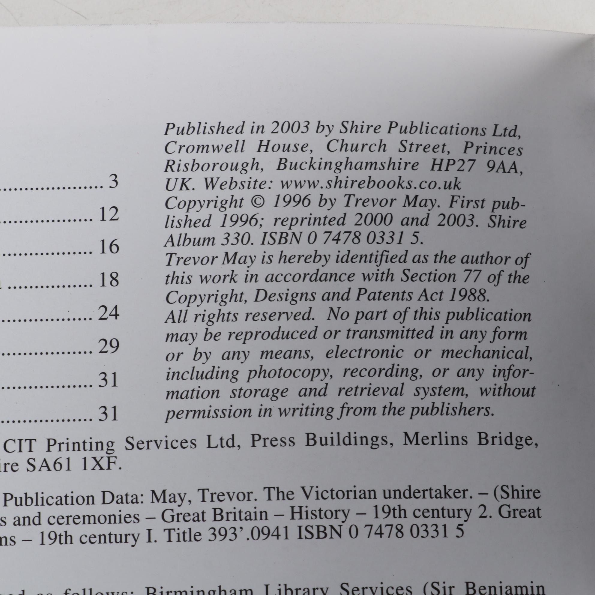 "The American Funeral Gazette,""The Victorian Undertaker," and More