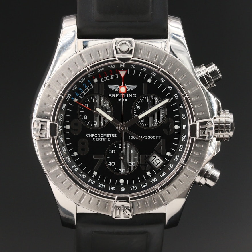 Breitling "Avenger Seawolf" Chronograph Wristwatch