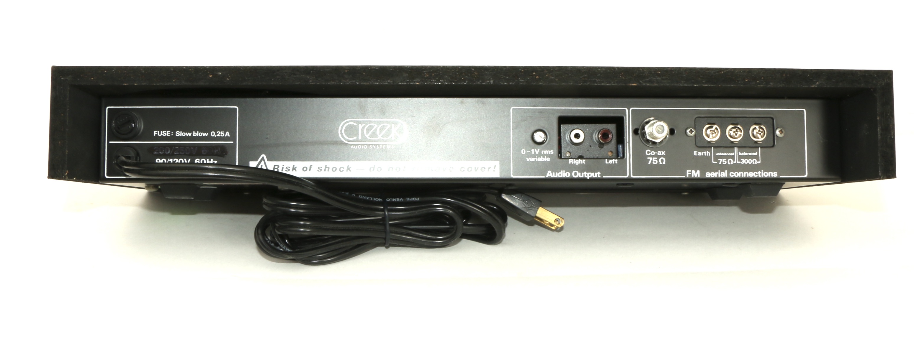 Arcam DiVA, Bang & Olufsen Beogram RX2 Turntable, Creek Stereo FM Tuner and Aux