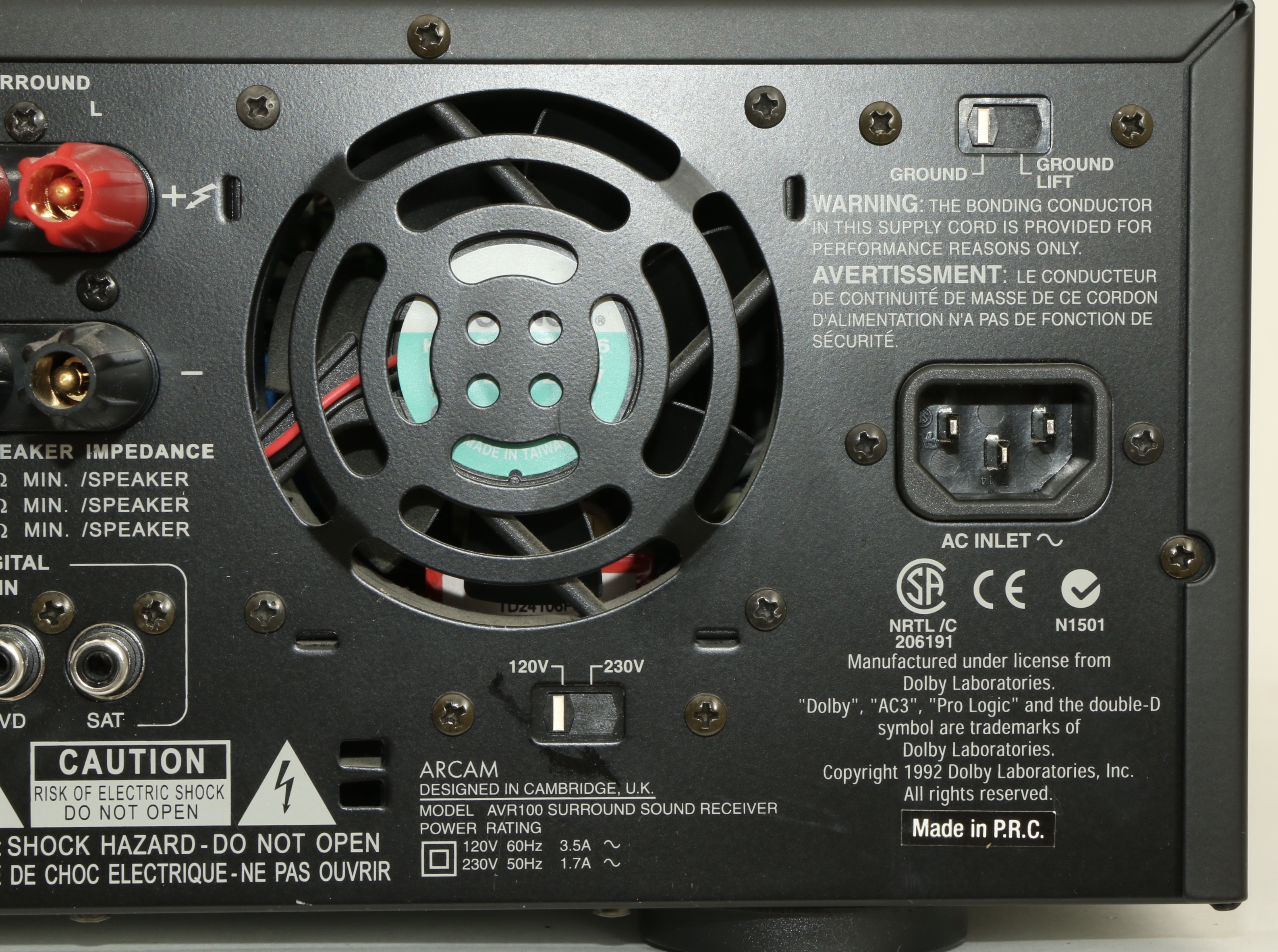 Arcam DiVA, Bang & Olufsen Beogram RX2 Turntable, Creek Stereo FM Tuner and Aux