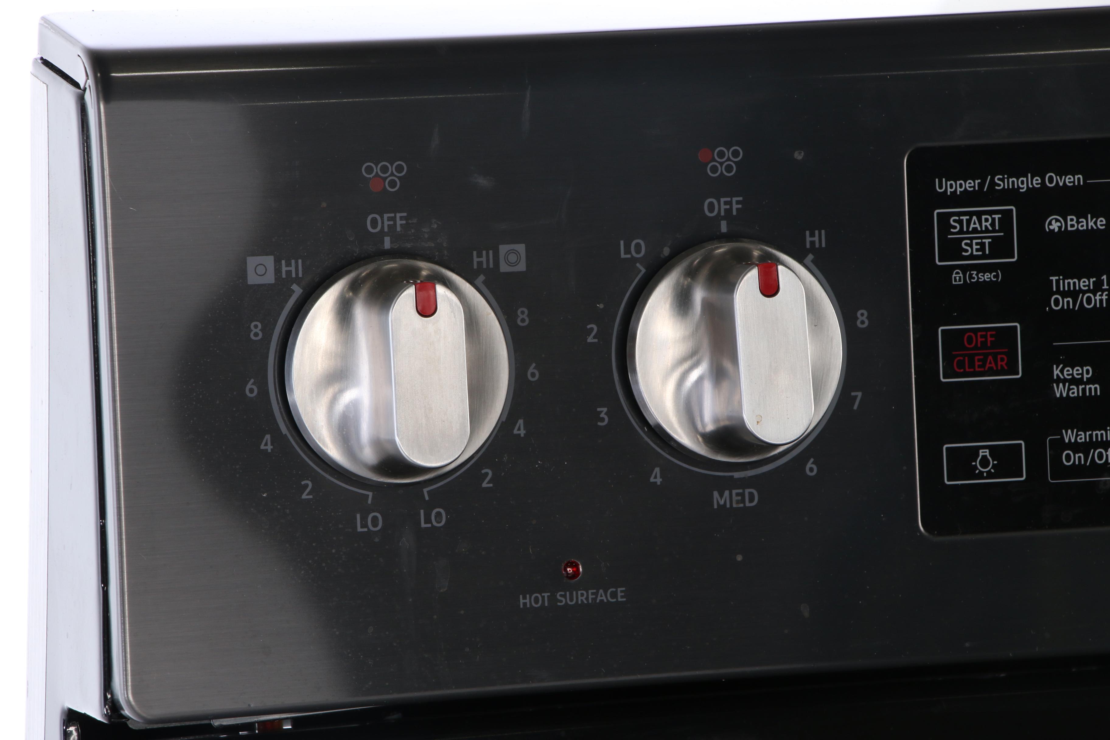 Samsung Black Stainless Steel 5.9 Cu. Ft. Freestanding Range with Flex Duo™ Door