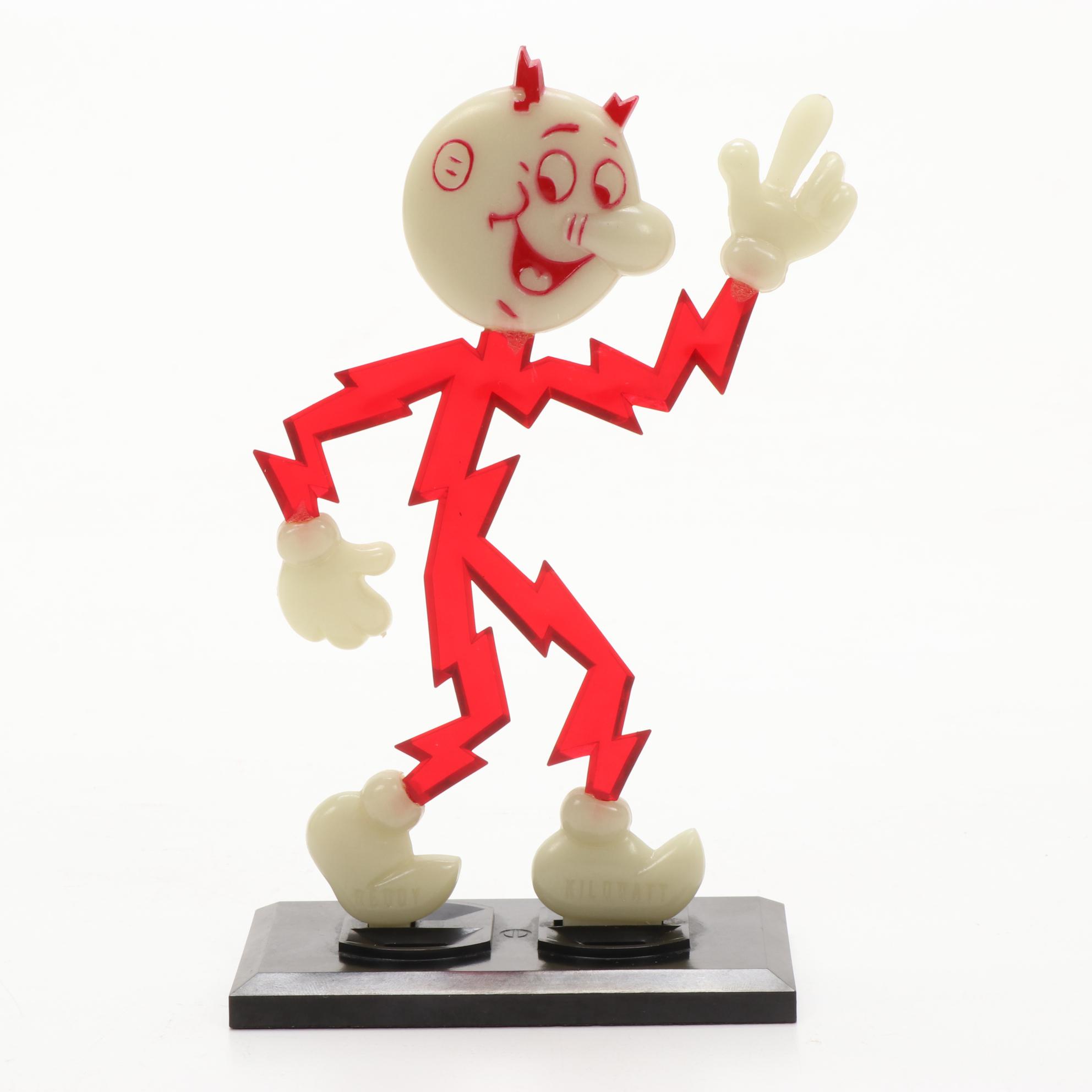 Reddy Kilowatt Plastic Figurine, 1961