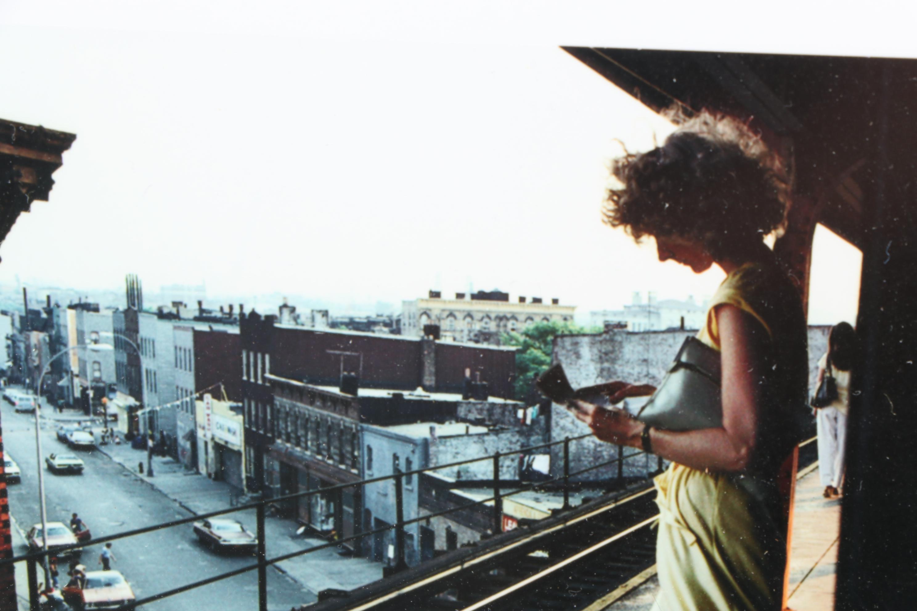 Bruce Davidson Color Photograph from Magnum Photos "Subway Platform"