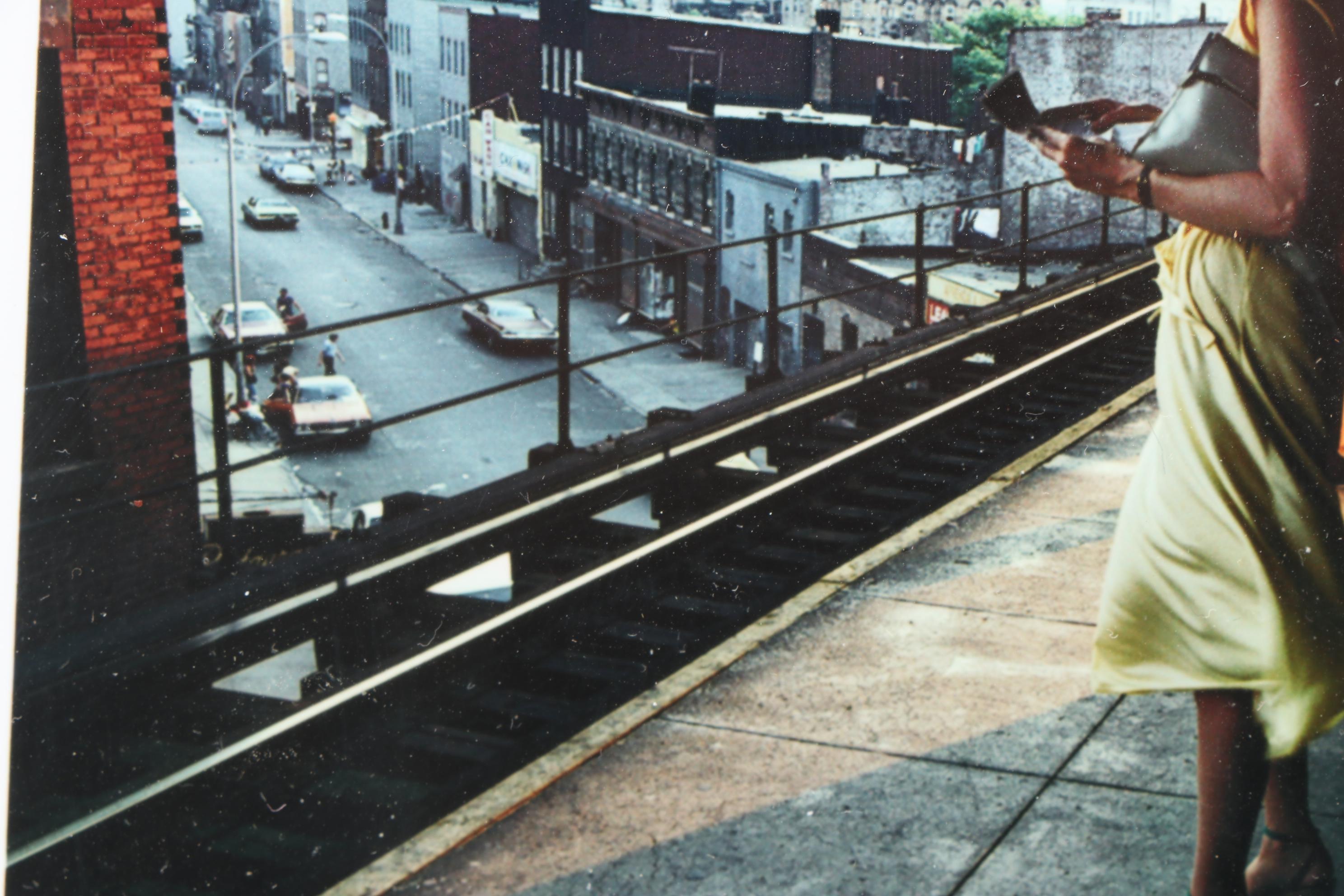 Bruce Davidson Color Photograph from Magnum Photos "Subway Platform"