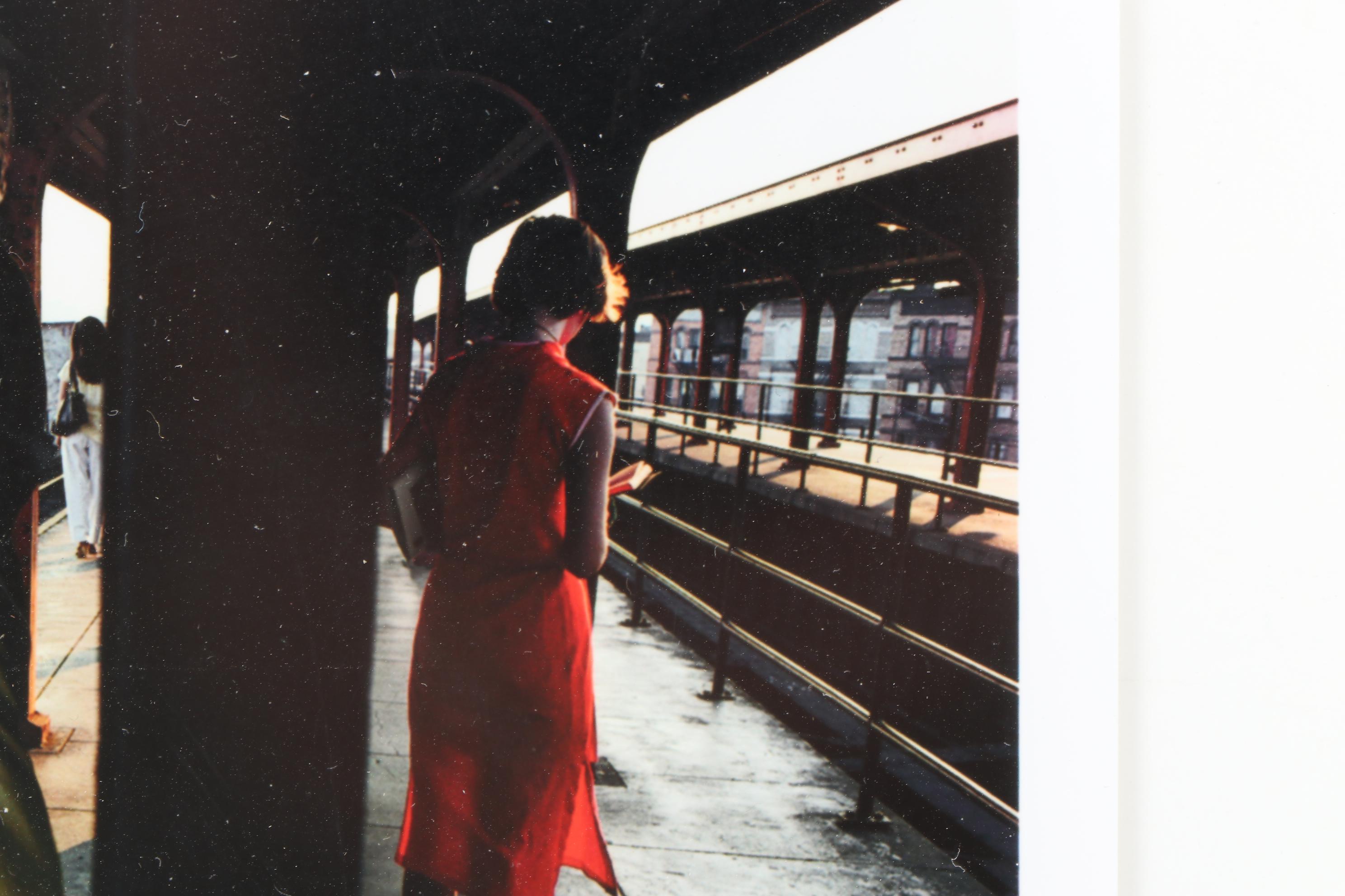 Bruce Davidson Color Photograph from Magnum Photos "Subway Platform"