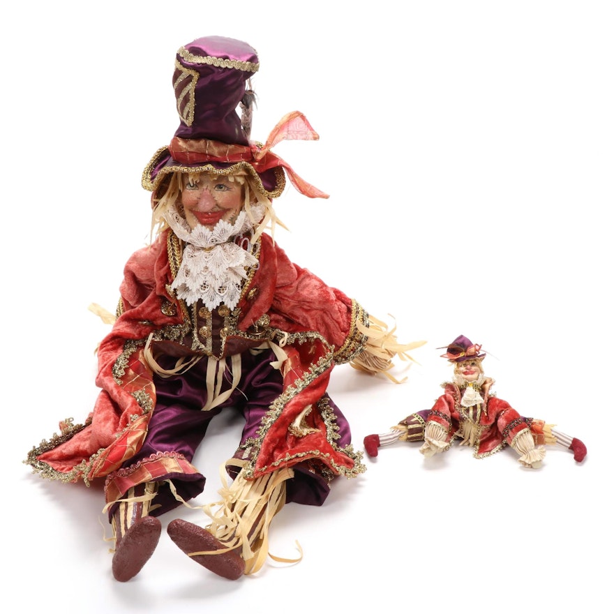 Wayne Kleski Scarecrow Dolls, Late 20th Century