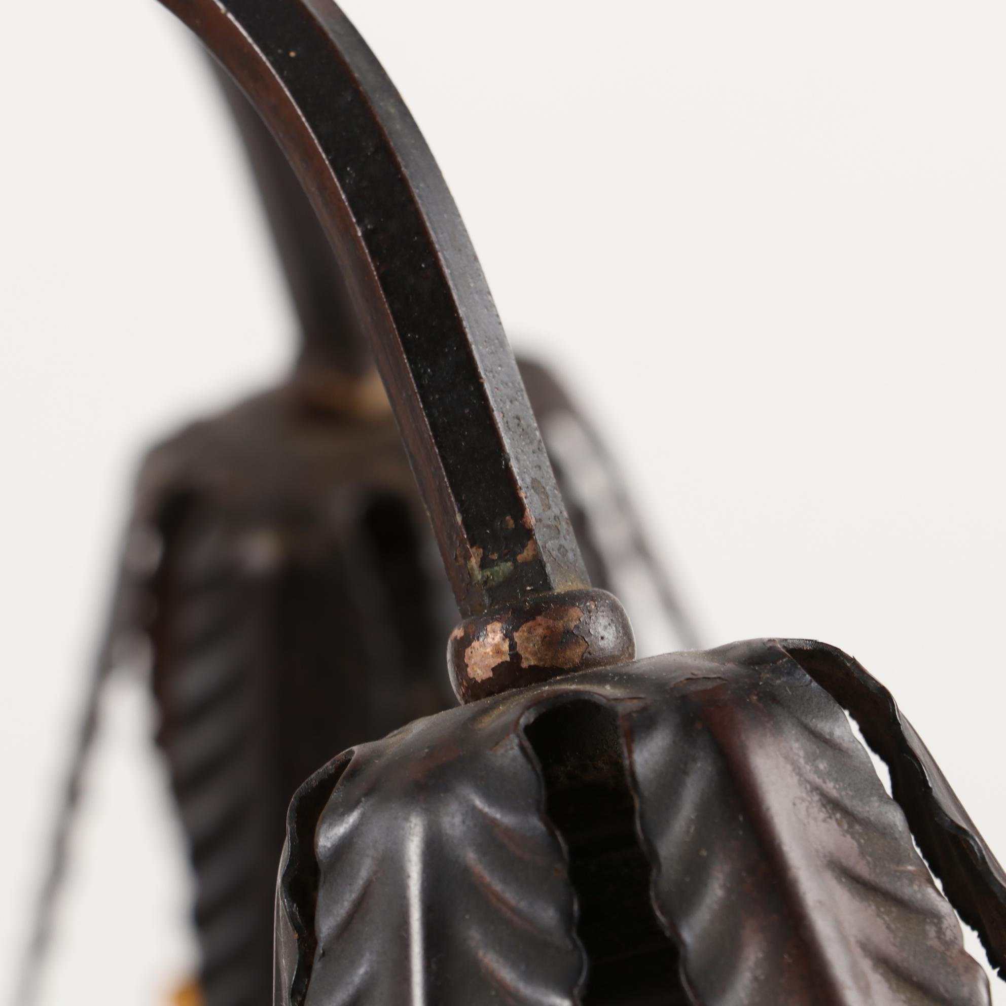 Miller Lamp Co. "Griffin" Style Epergne Table Lamp, Early 20th Century